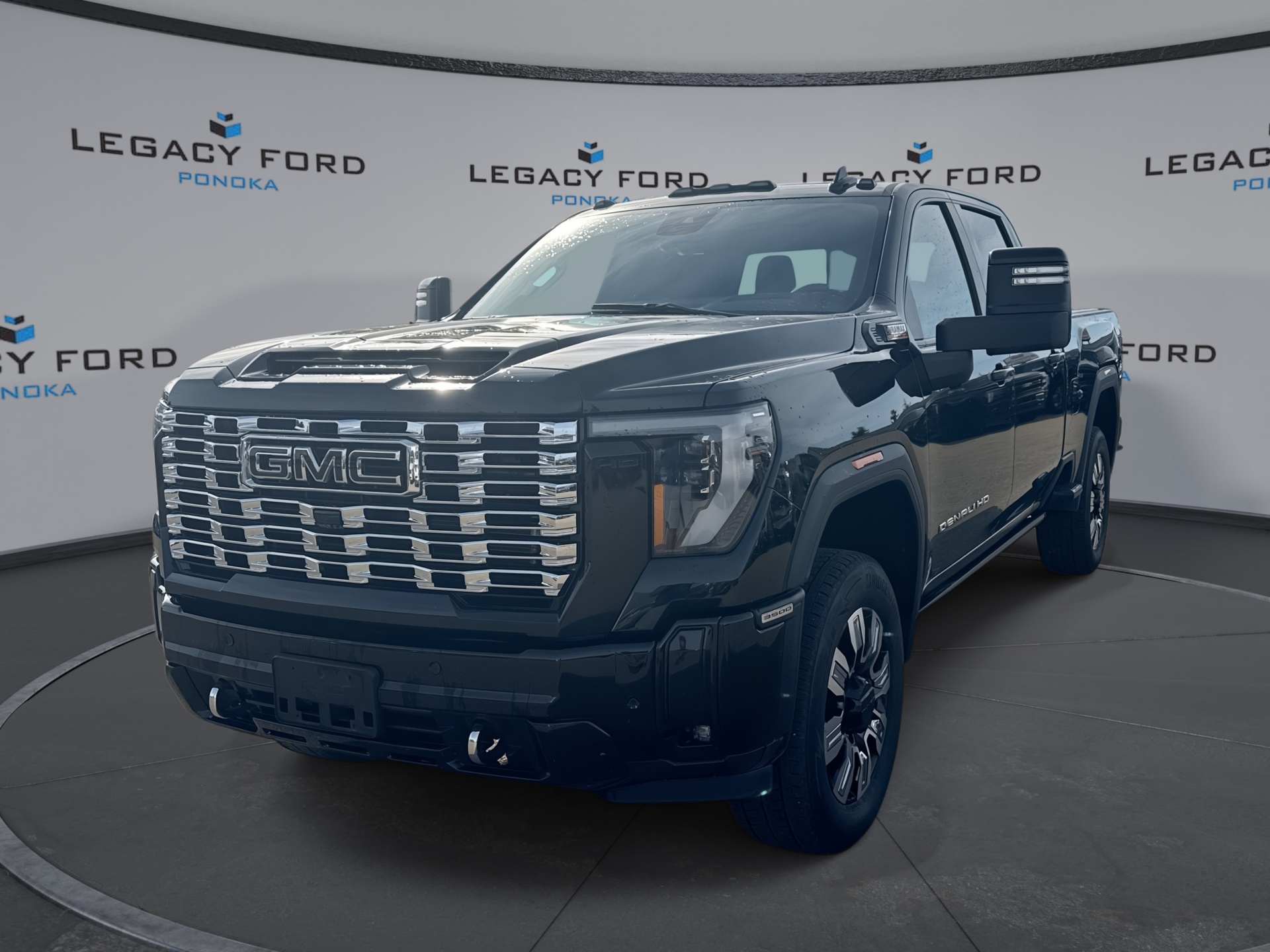 Black 2025 GMC Sierra 3500HD Pickup Truck Four-Wheel Drive Automatic