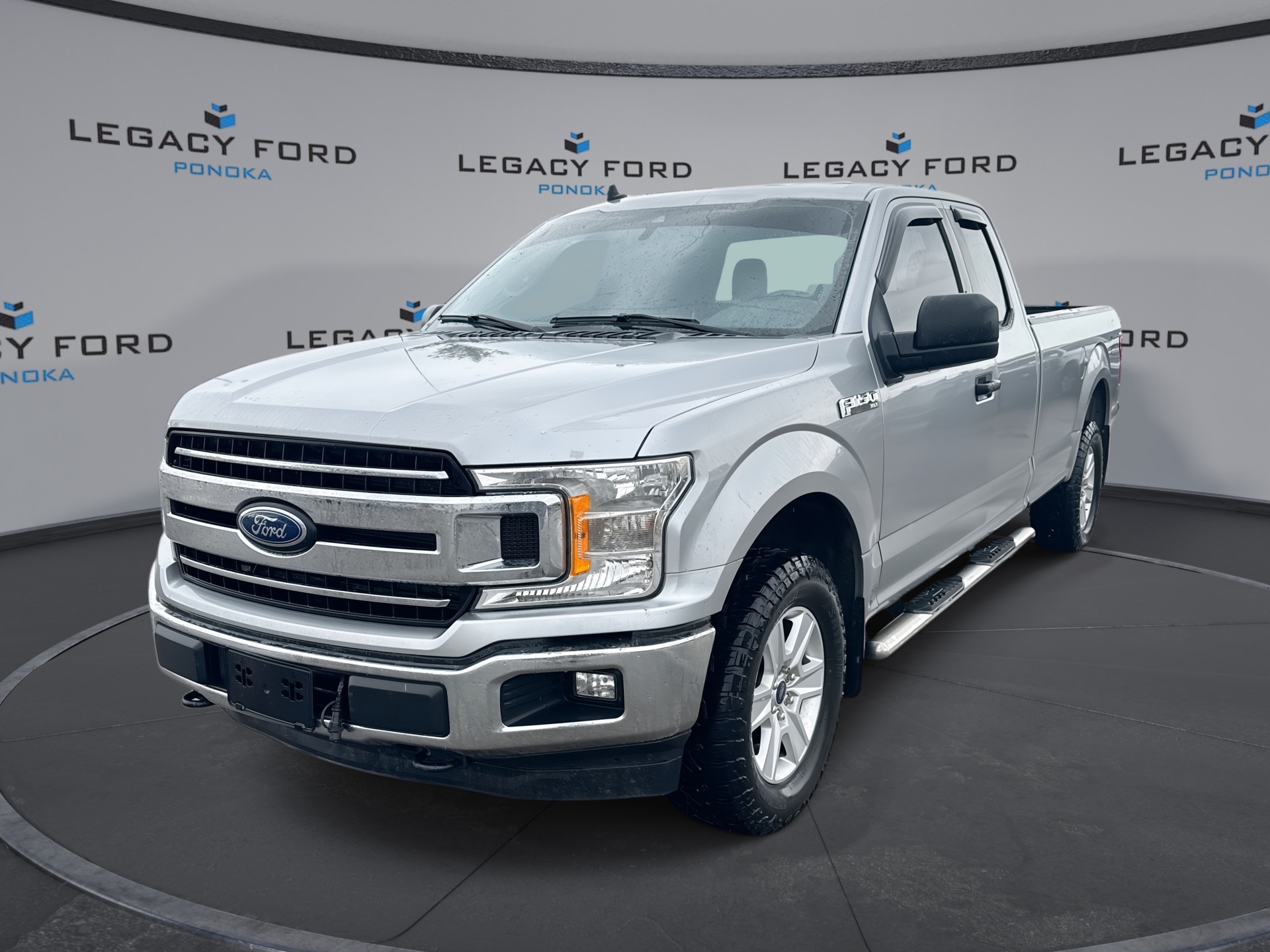 Iconic Silver Metallic 2020 Ford F-150 Pickup Truck Four-Wheel Drive Automatic