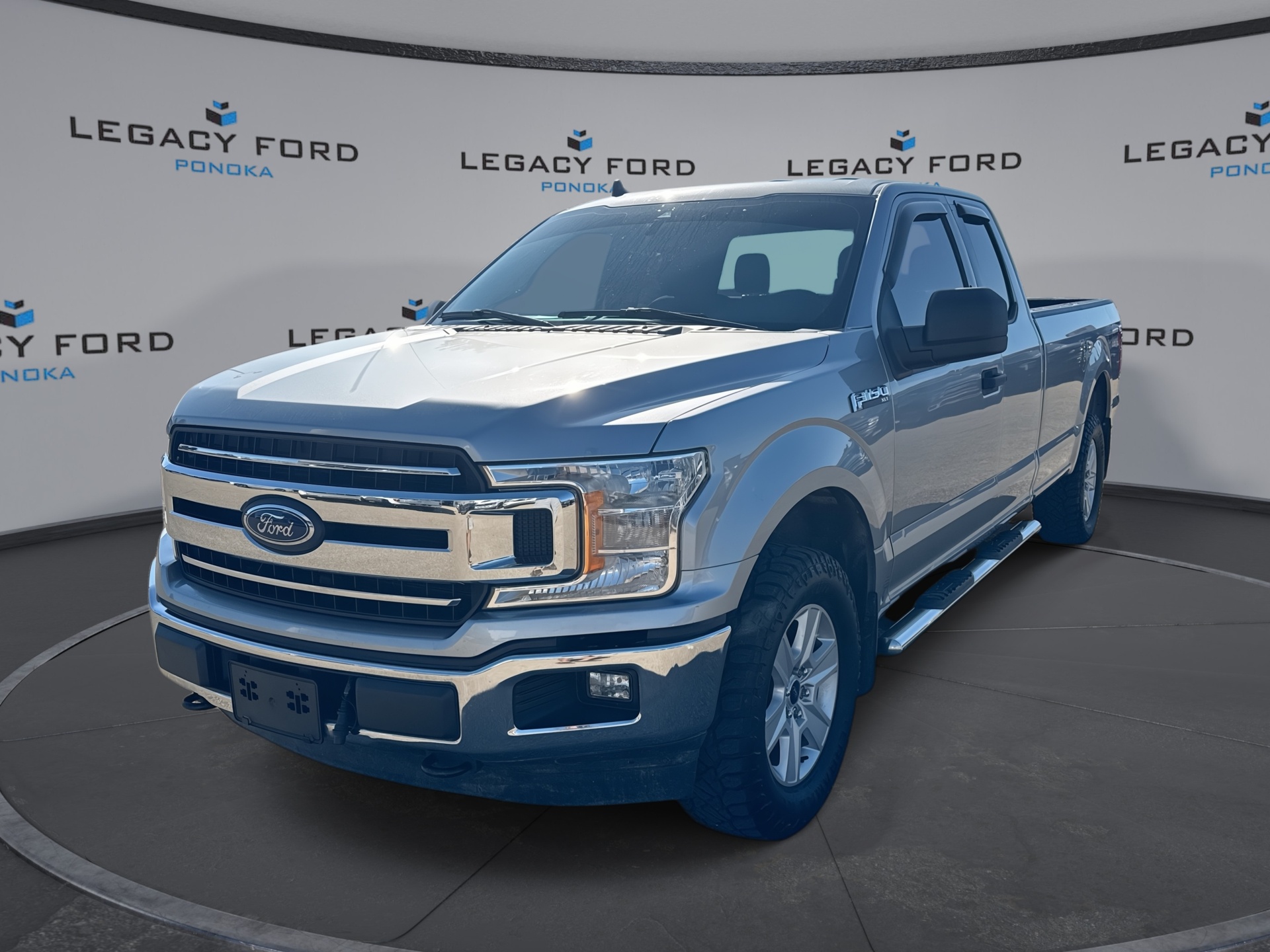 Iconic Silver Metallic 2020 Ford F-150 Pickup Truck Four-Wheel Drive Automatic