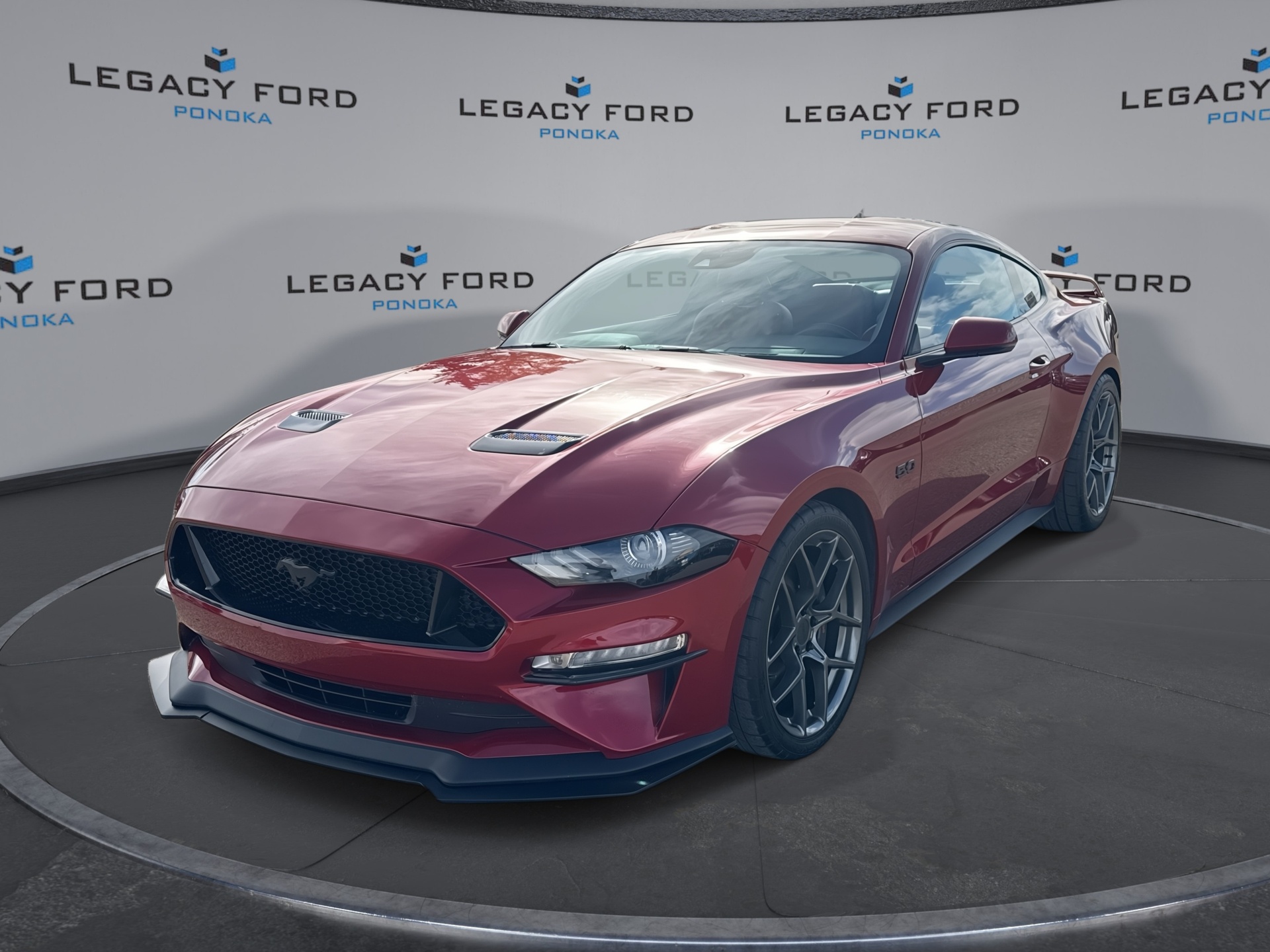 Red 2021 Ford Mustang Coupe Rear-Wheel Drive Manual