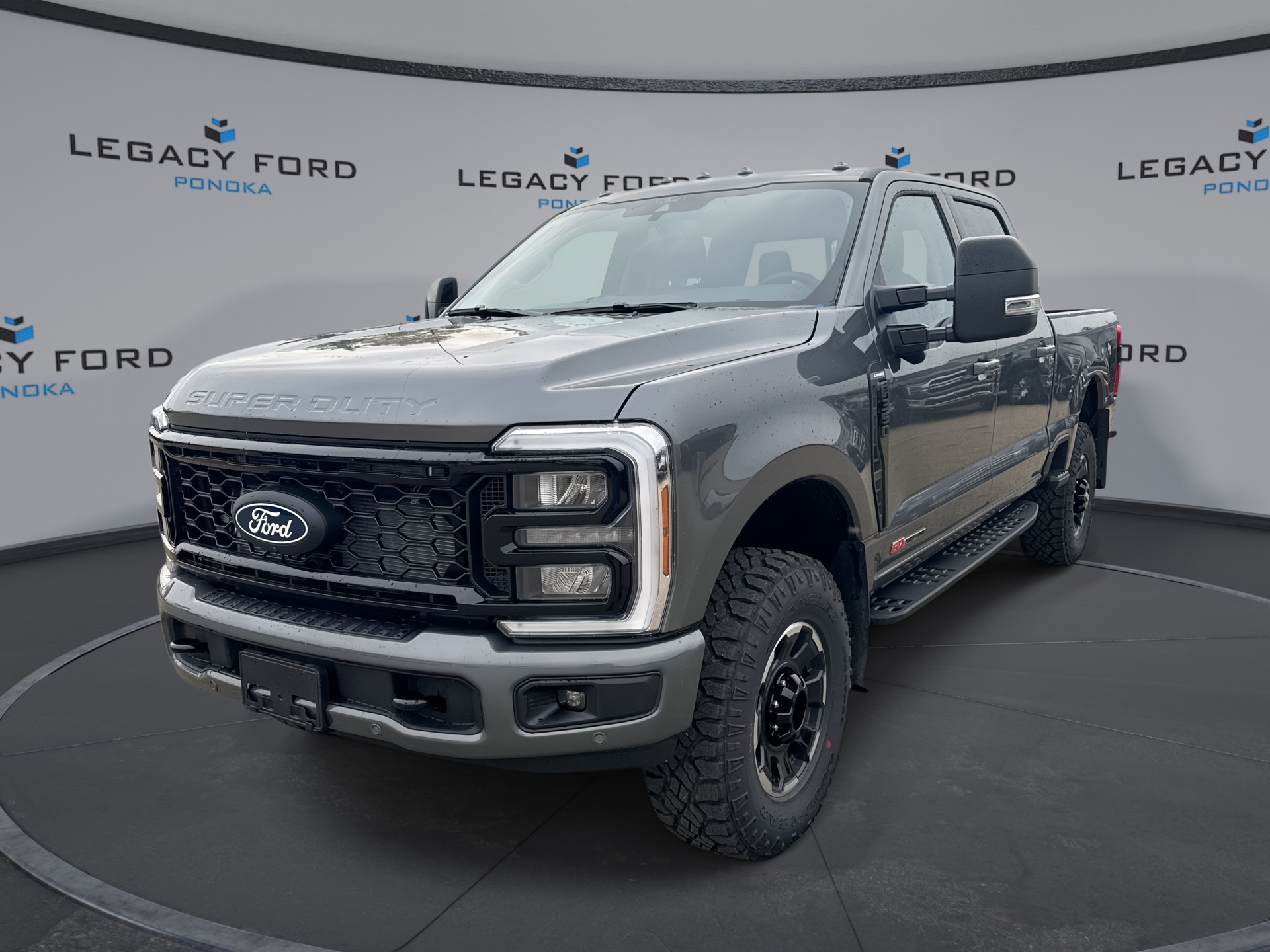 Gray (Carbonized Grey Metallic) 2027 Ford F-350 Super Duty Pickup Truck Four-Wheel Drive Automatic