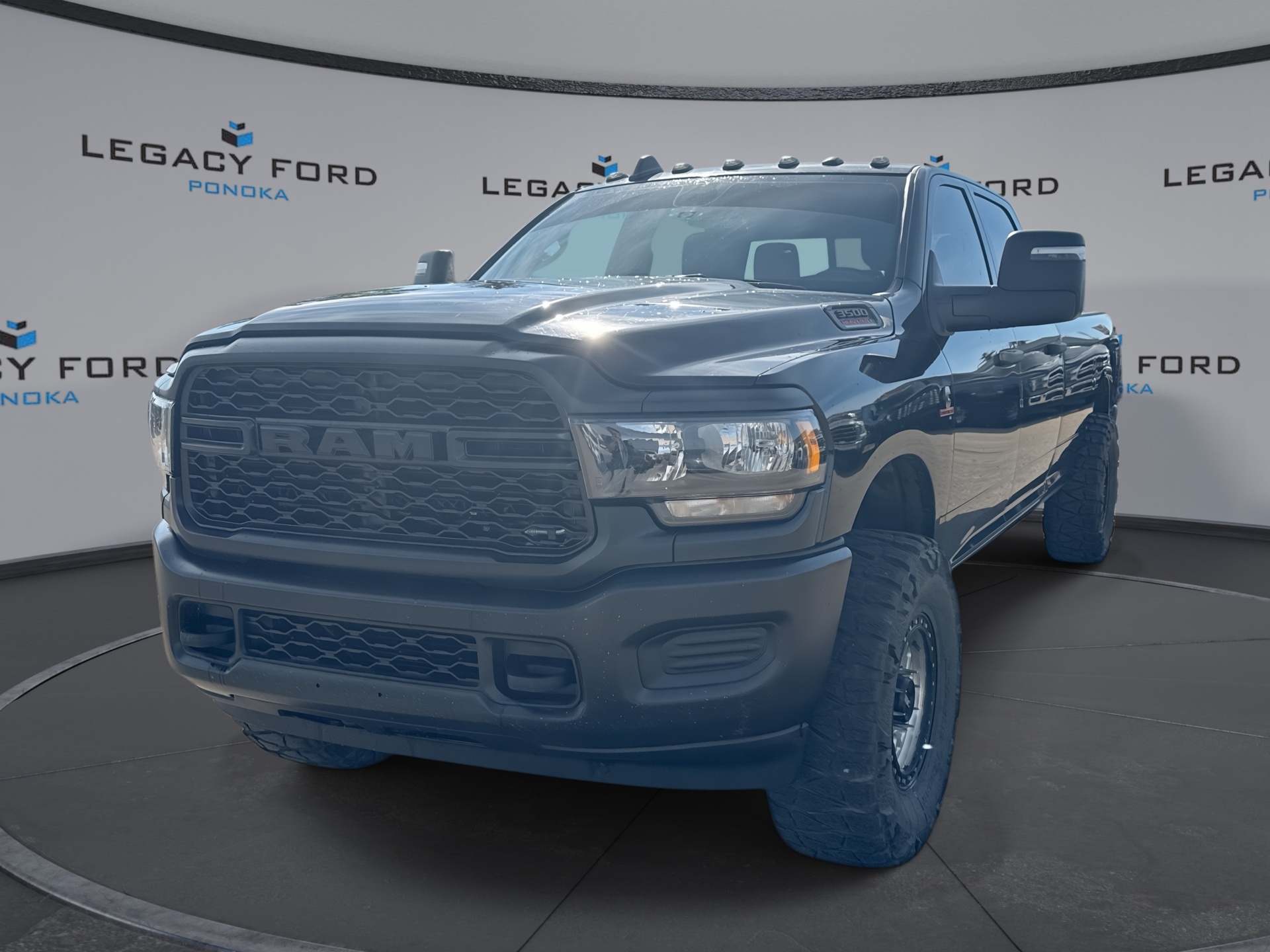 Black 2024 RAM 3500 Pickup Truck Four-Wheel Drive Automatic