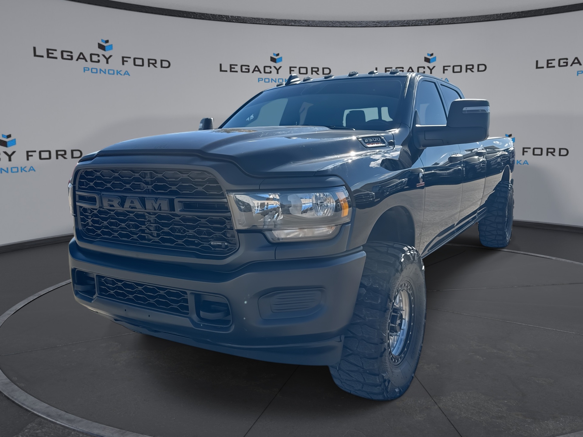 Black 2024 RAM 3500 Pickup Truck Four-Wheel Drive Automatic