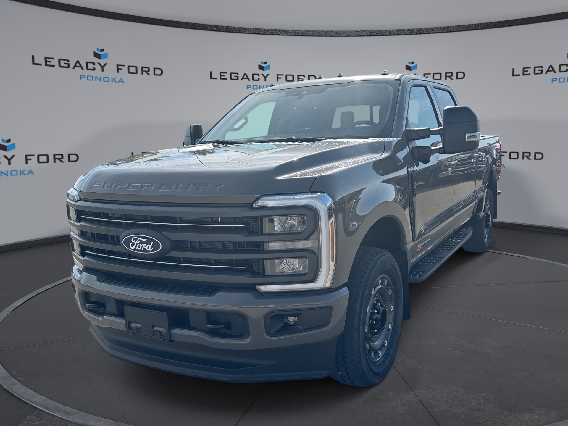 Gray (Marsh Grey) 2027 Ford F-250 Super Duty Pickup Truck Four-Wheel Drive Automatic