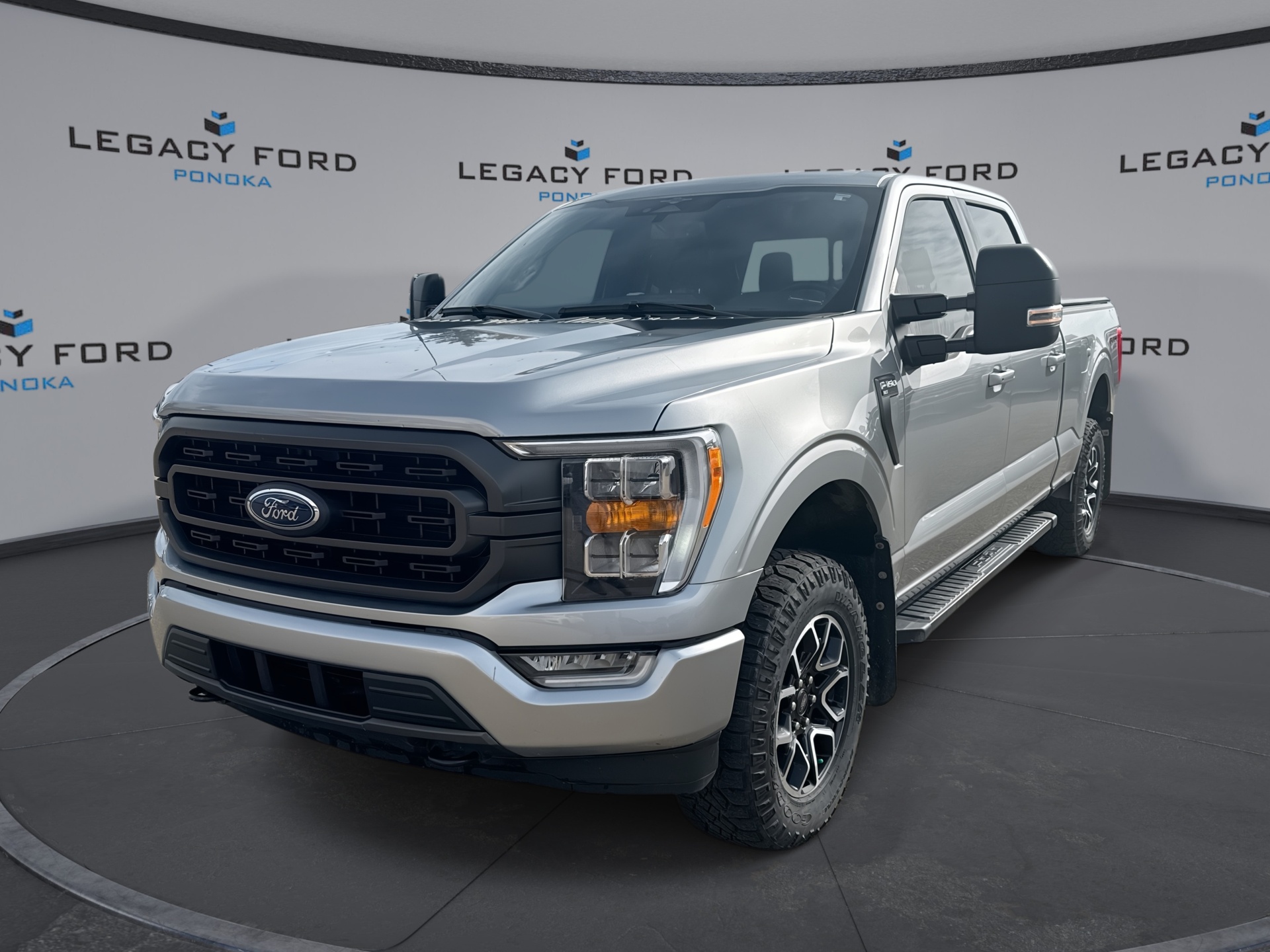 Silver 2023 Ford F-150 Pickup Truck Four-Wheel Drive Automatic