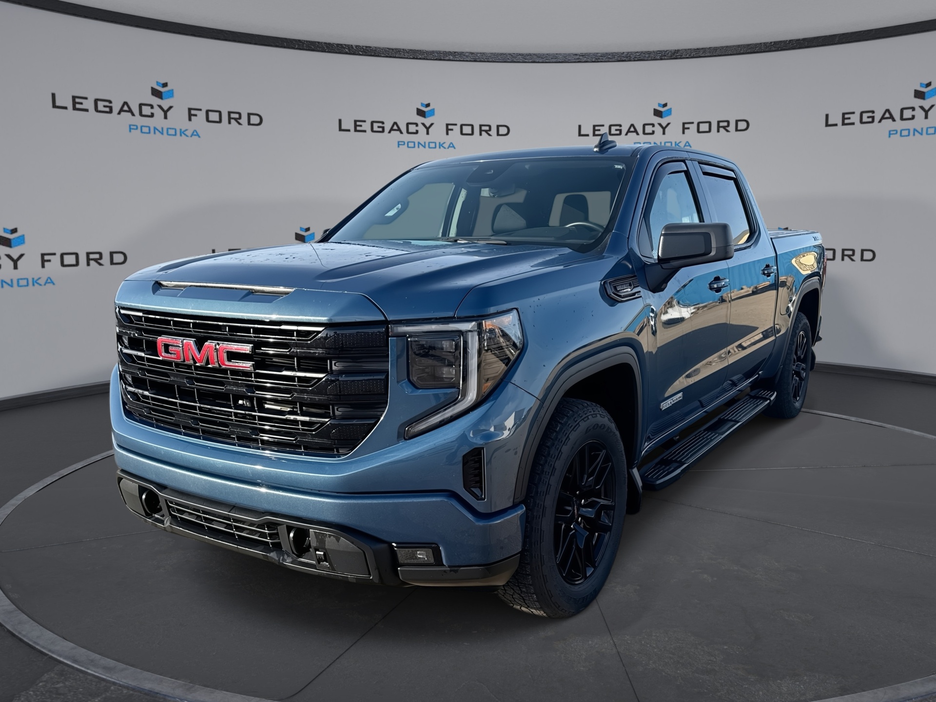 Blue 2024 GMC Sierra 1500 Pickup Truck Four-Wheel Drive Automatic