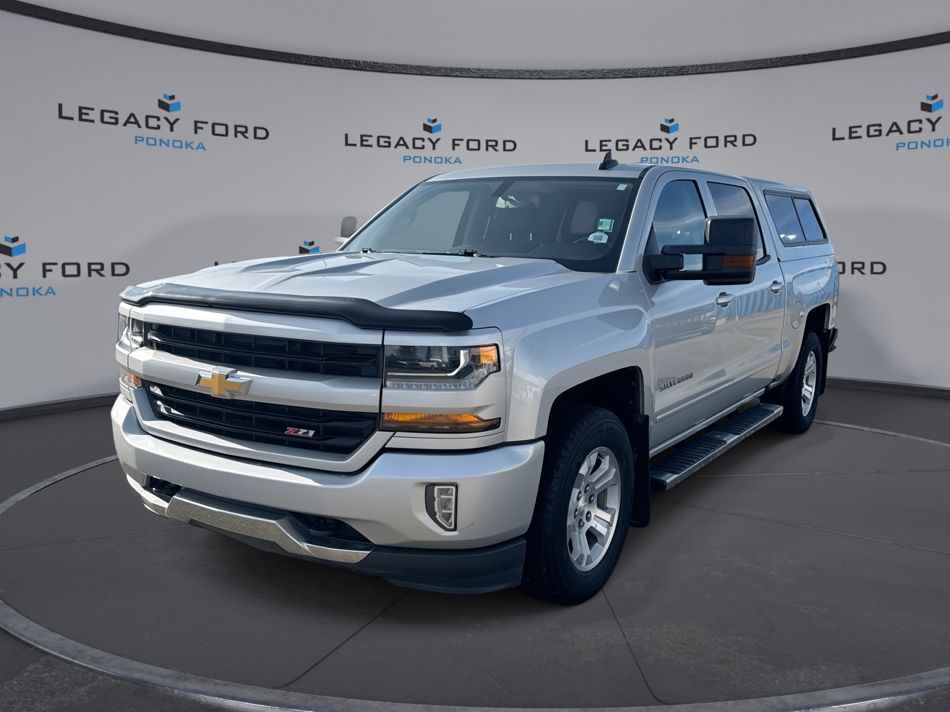 Silver 2017 Chevrolet Silverado 1500 Pickup Truck Four-Wheel Drive Automatic