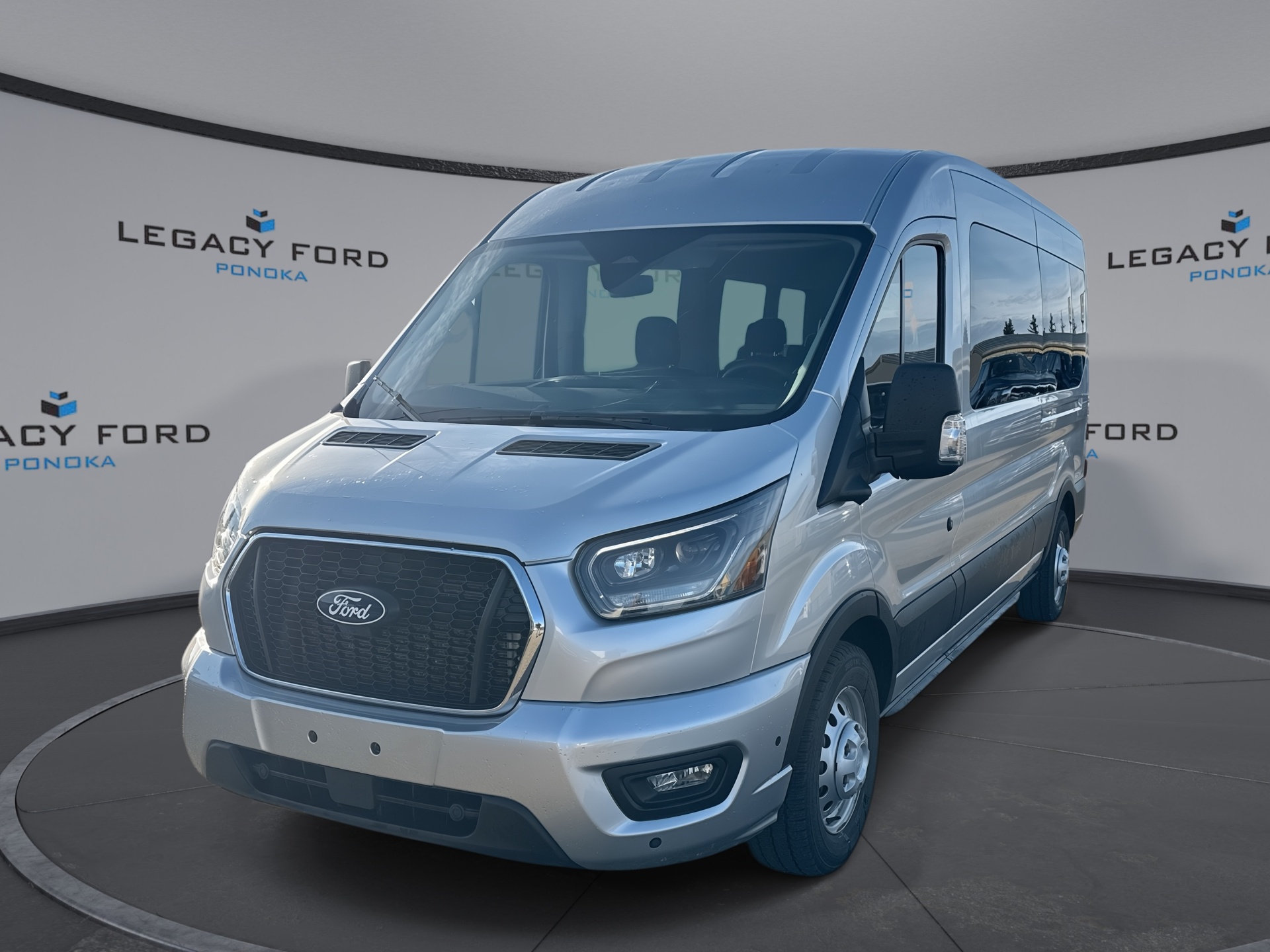 Ingot Silver Metallic 2026 Ford Transit Passenger Van All-Wheel Drive Automatic