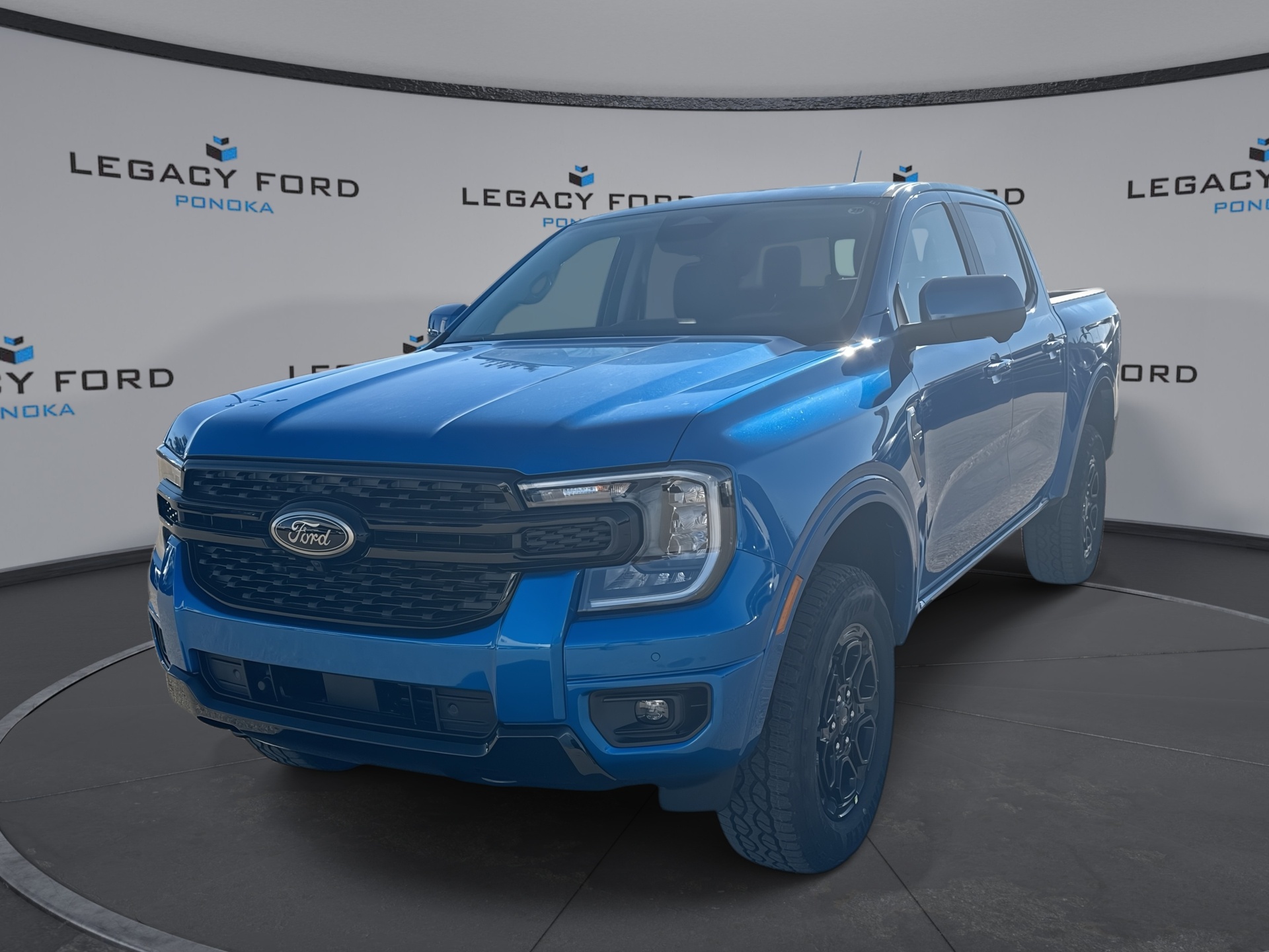 Velocity Blue Metallic 2026 Ford Ranger Pickup Truck Four-Wheel Drive Automatic