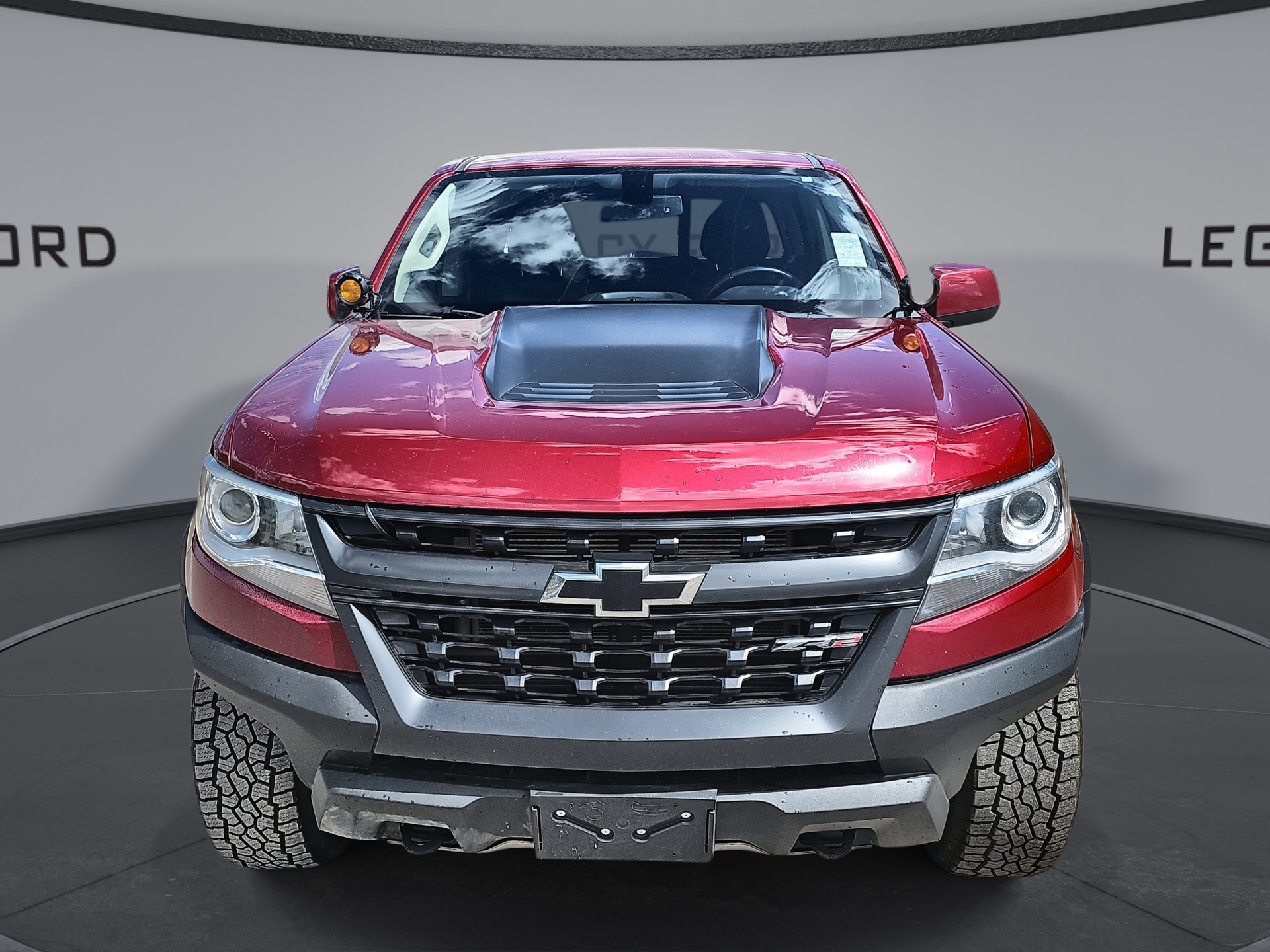 Red 2019 Chevrolet Colorado Pickup Truck Four-Wheel Drive Automatic