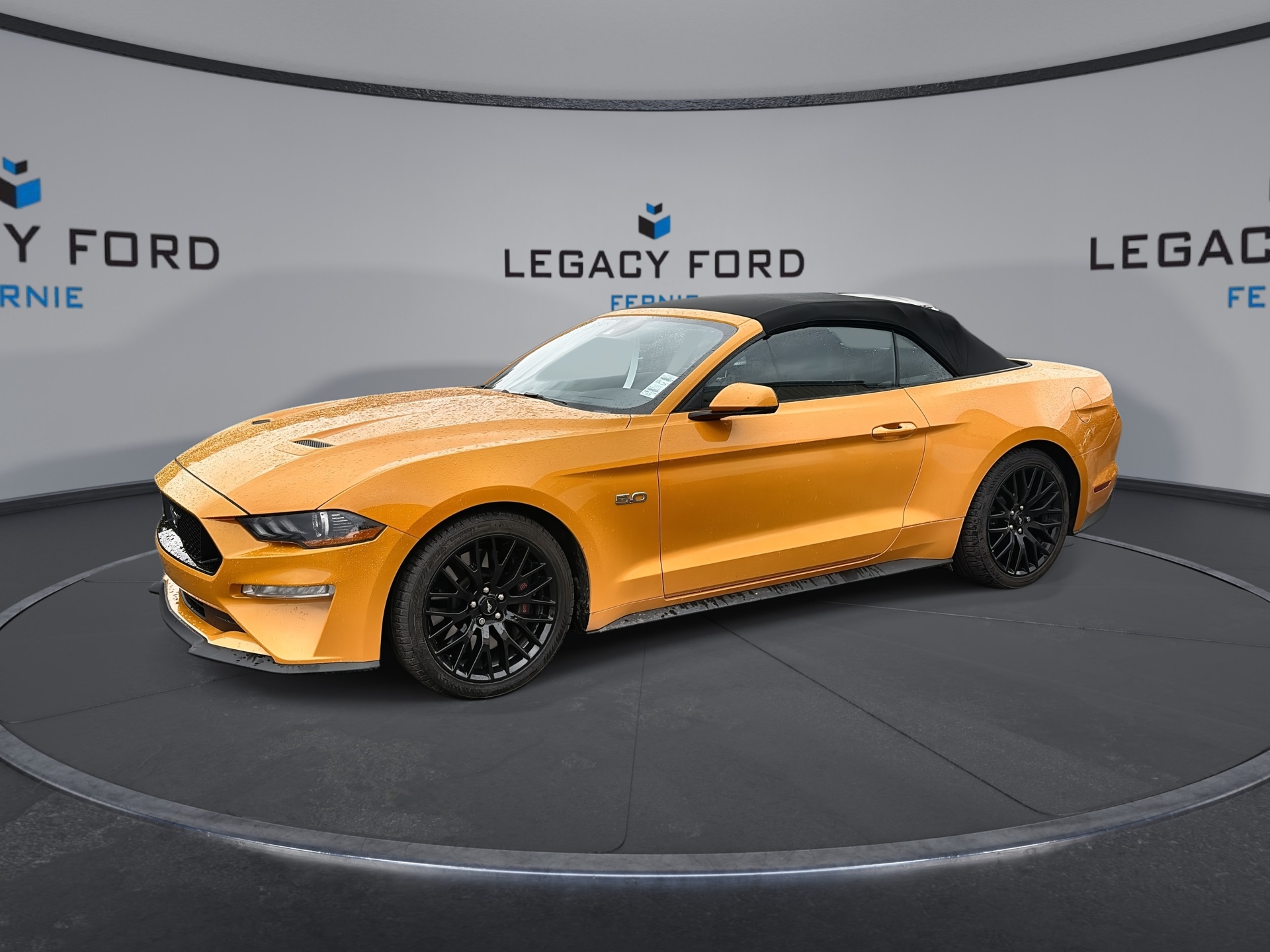 Cyber Orange Metallic Tc 2022 Ford Mustang Convertible Rear-Wheel Drive Automatic