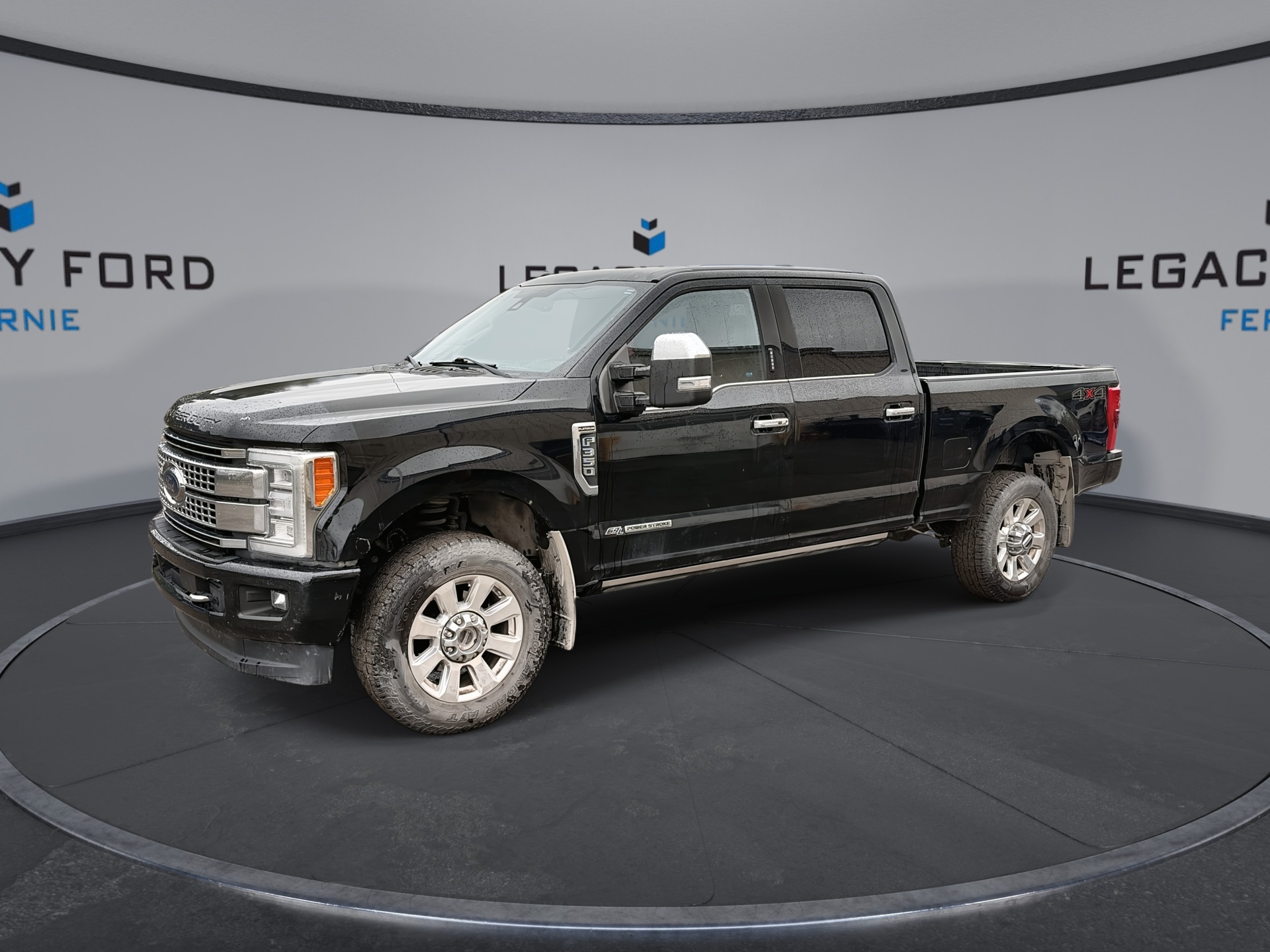 Shadow Black 2017 Ford F-350 Super Duty Pickup Truck Four-Wheel Drive Automatic