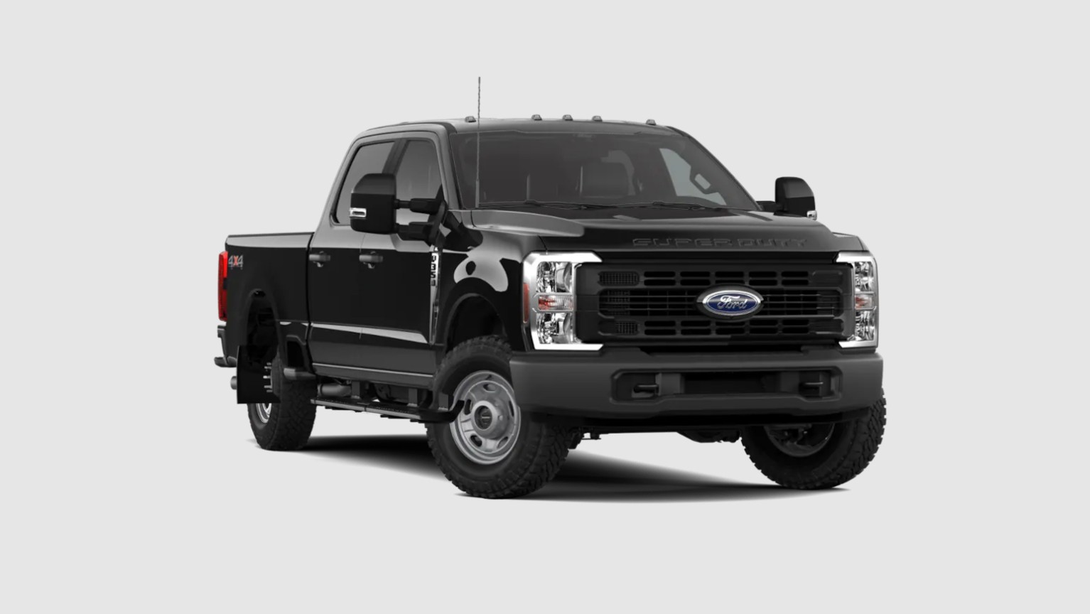 Agate Black Metallic 2026 Ford F-350 Super Duty XL Crew Cab 4WD Pickup Truck Four-Wheel Drive Automatic