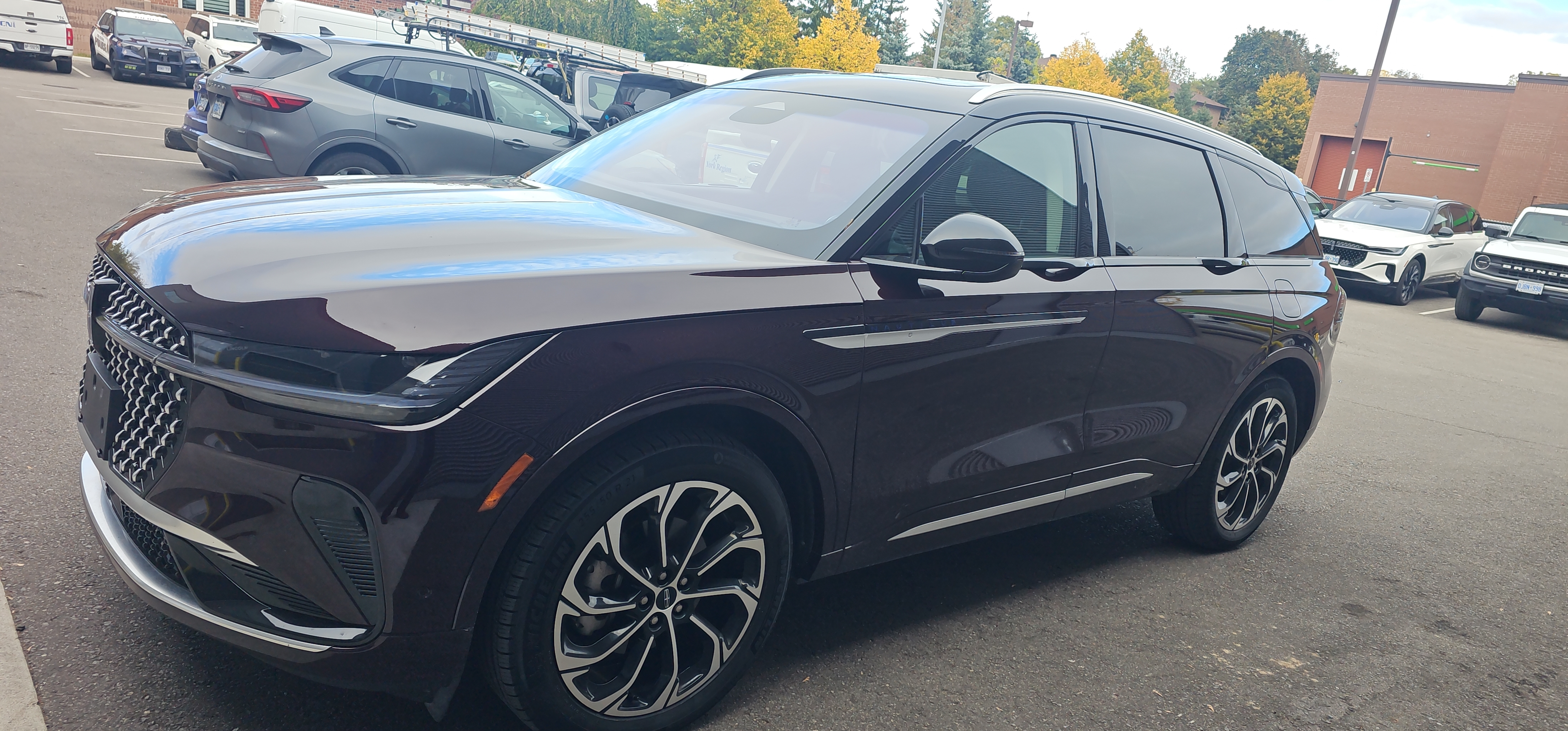 Diamond Red Metallic Tinted Clearcoat 2024 Lincoln Nautilus SUV / Crossover All-Wheel Drive Automatic