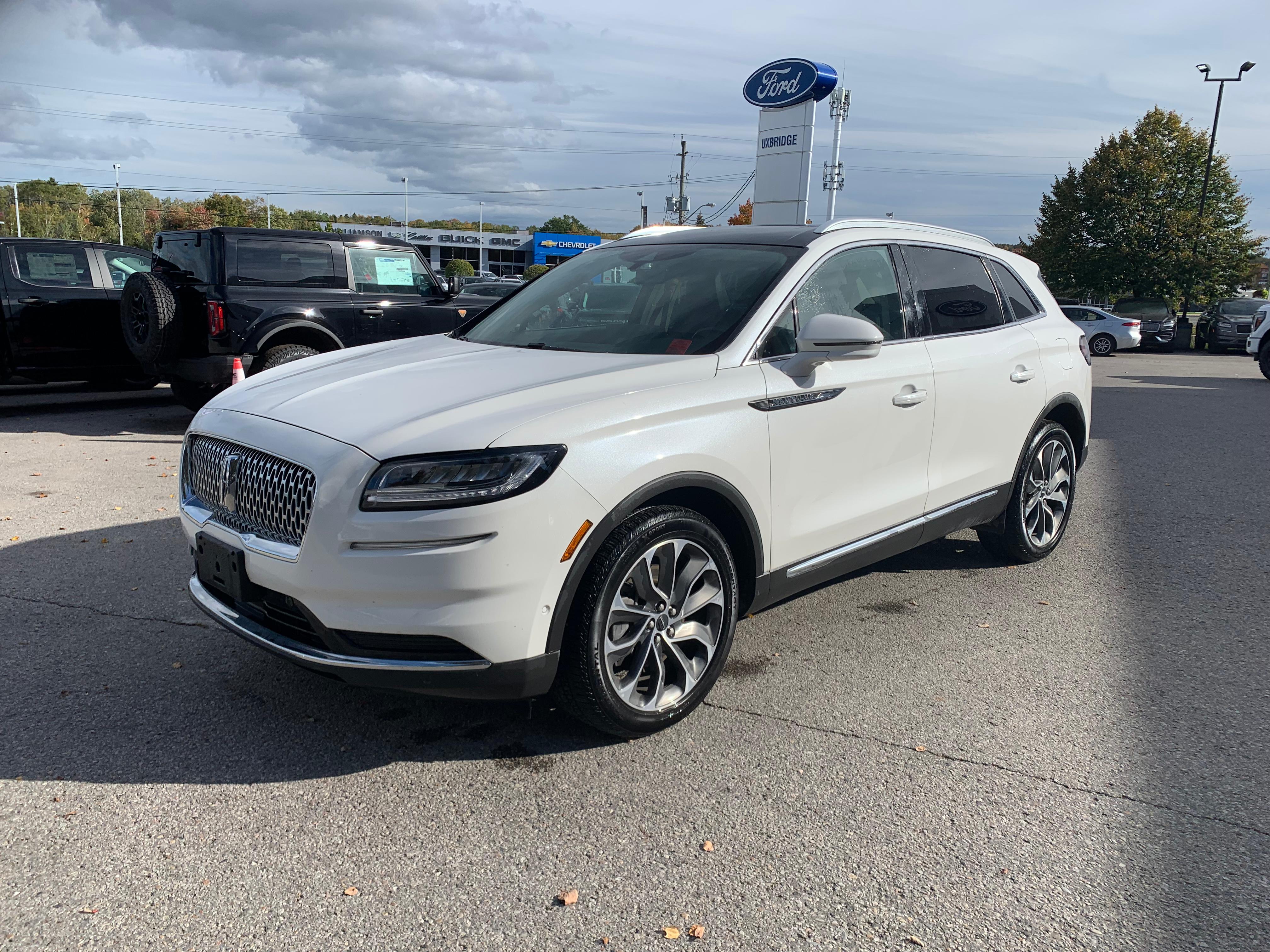 Pristine White 2022 Lincoln Nautilus SUV / Crossover All-Wheel Drive Automatic