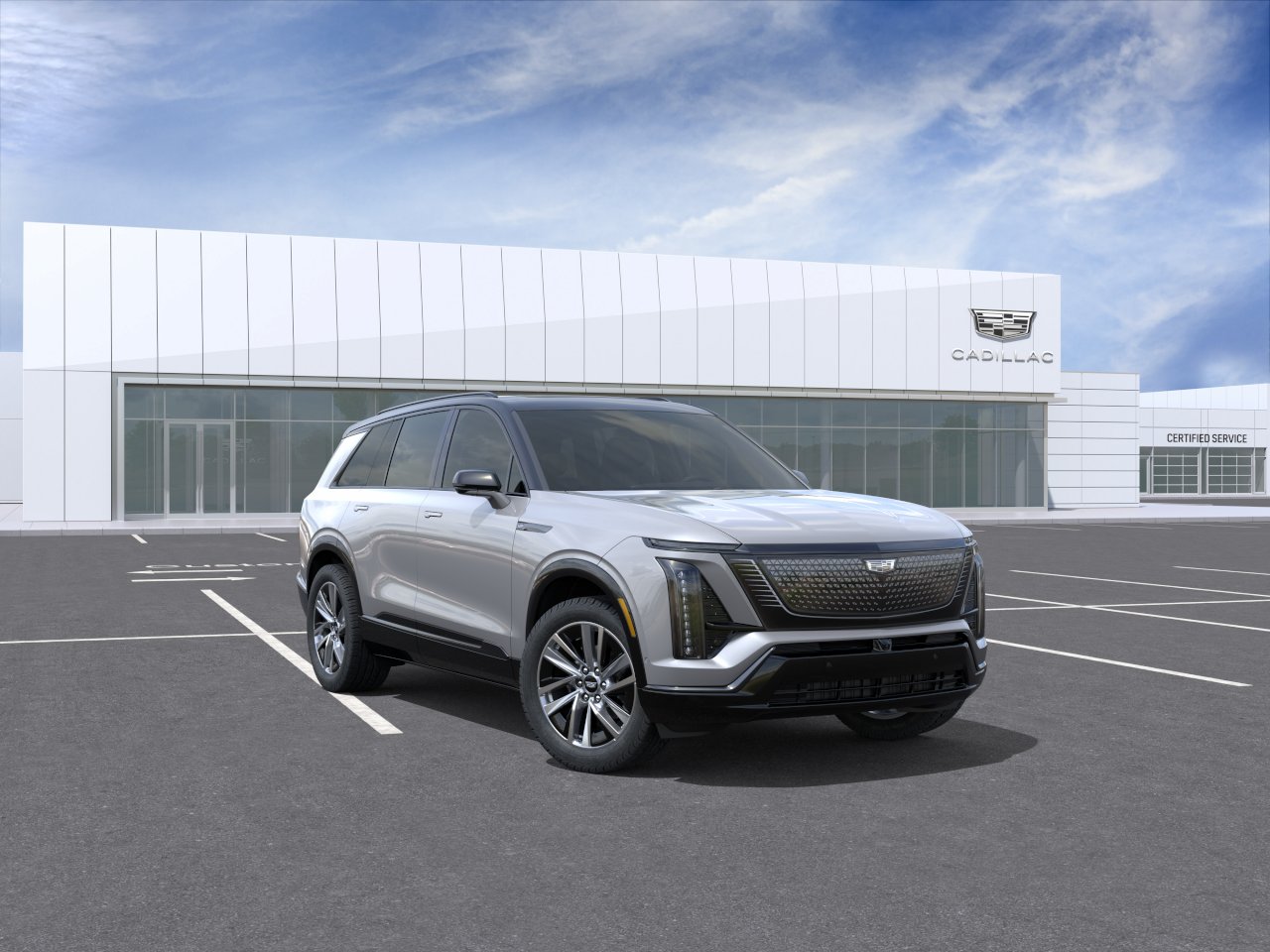Argent Silver Metallic 2027 Cadillac VISTIQ SUV / Crossover All-Wheel Drive Automatic
