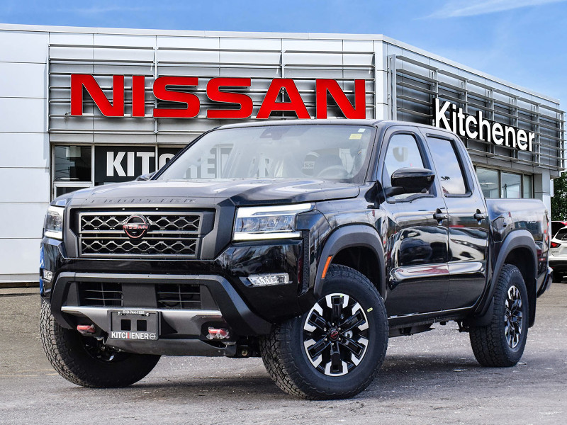 Super Black 2024 Nissan Frontier Pickup Truck Four-Wheel Drive Automatic