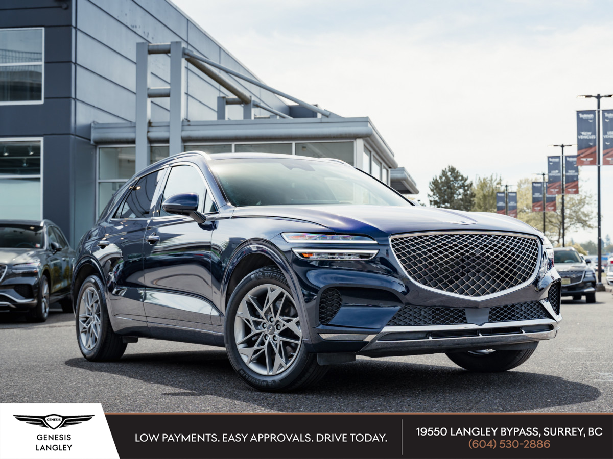 Blue 2022 Genesis GV70 2.5T Advanced Plus AWD SUV / Crossover Automatic