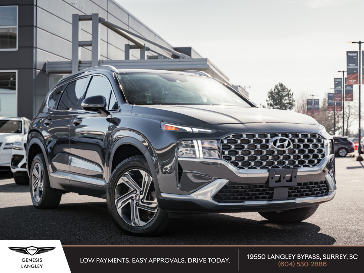 Gray 2022 Hyundai Santa Fe Preferred AWD SUV / Crossover Automatic