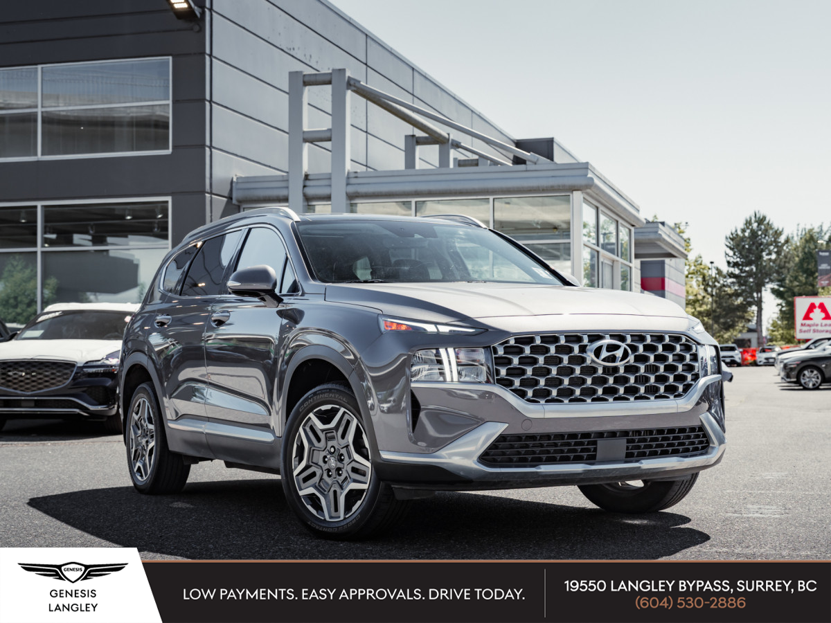 Gray 2023 Hyundai Santa Fe Hybrid Luxury AWD SUV / Crossover Automatic