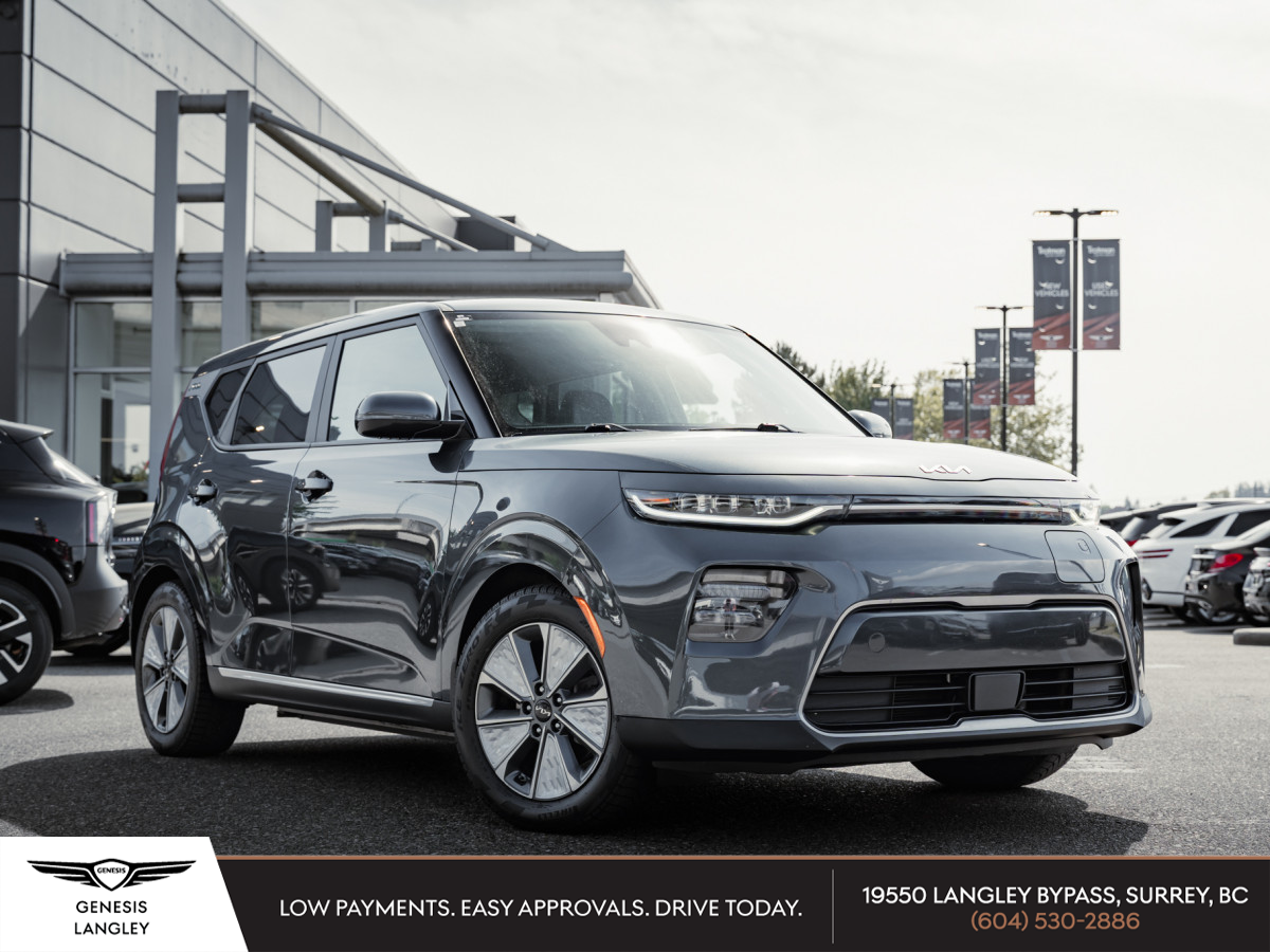 Gray 2022 Kia Soul EV Limited FWD SUV / Crossover Automatic