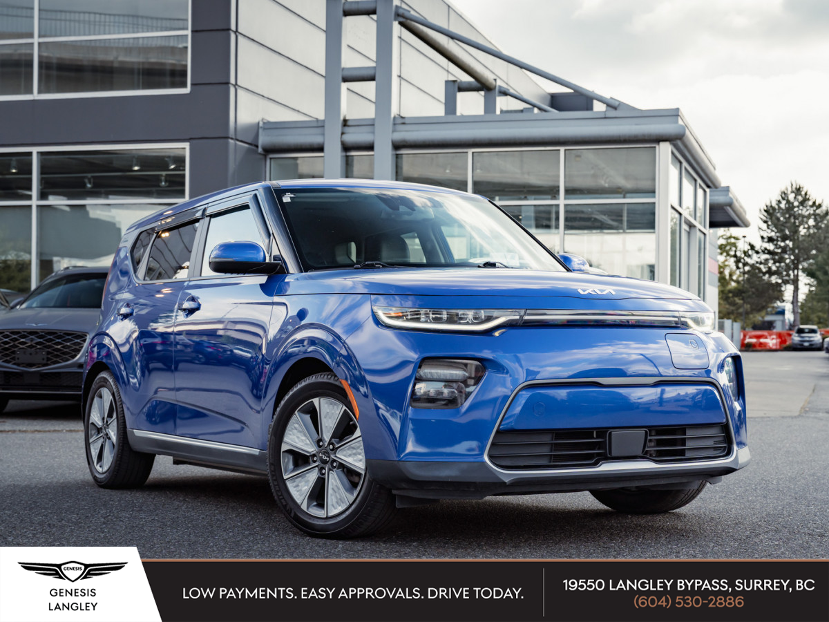 Blue 2022 Kia Soul EV Limited FWD SUV / Crossover Automatic