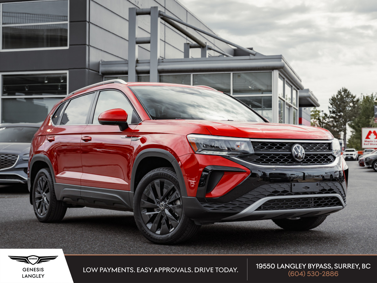 Red 2024 Volkswagen Taos Comfortline FWD SUV / Crossover Automatic