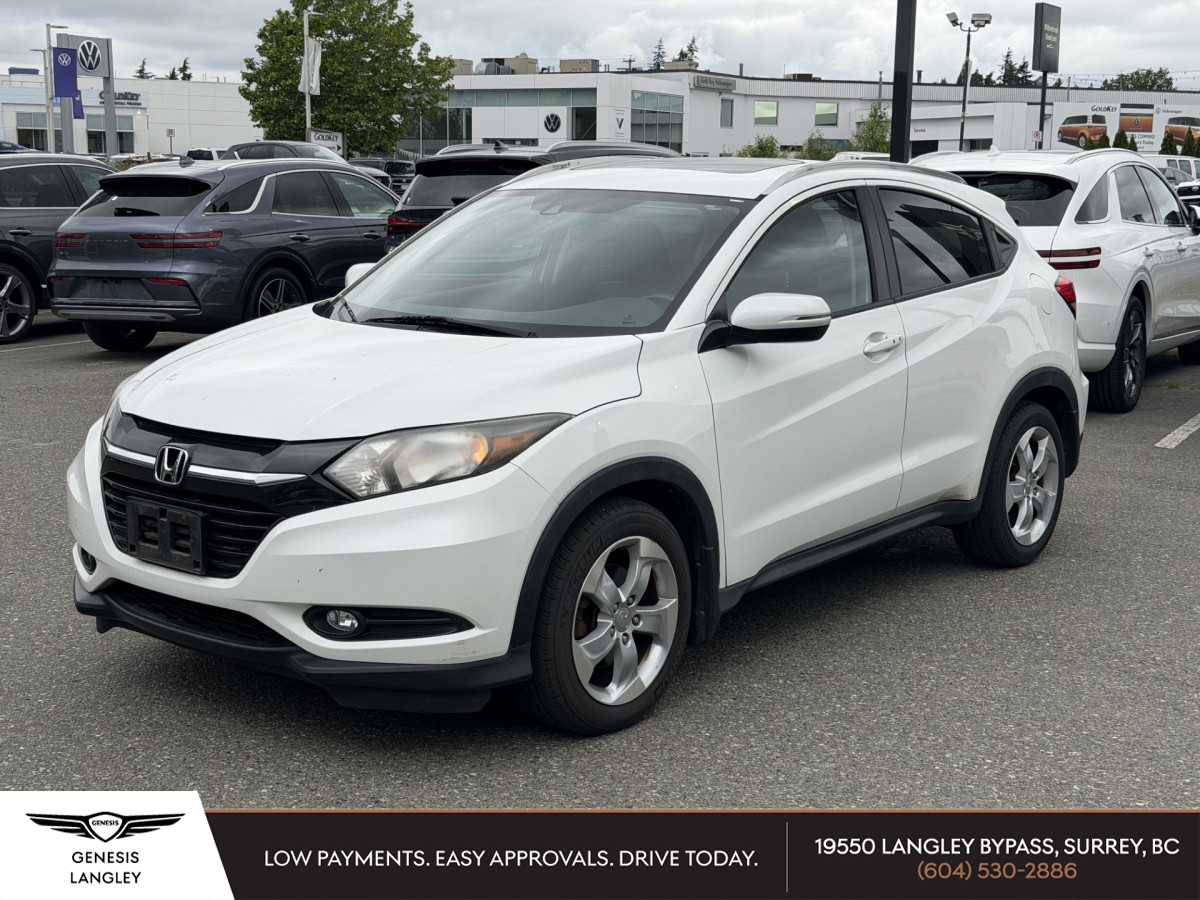 2016 Honda HR-V EX-L AWD with Navigation SUV / Crossover All-Wheel Drive Automatic