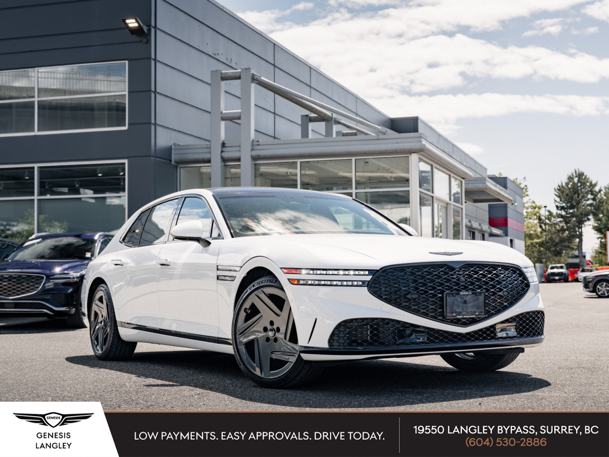 White 2026 Genesis G90 e-SC Prestige Black AWD Sedan Automatic