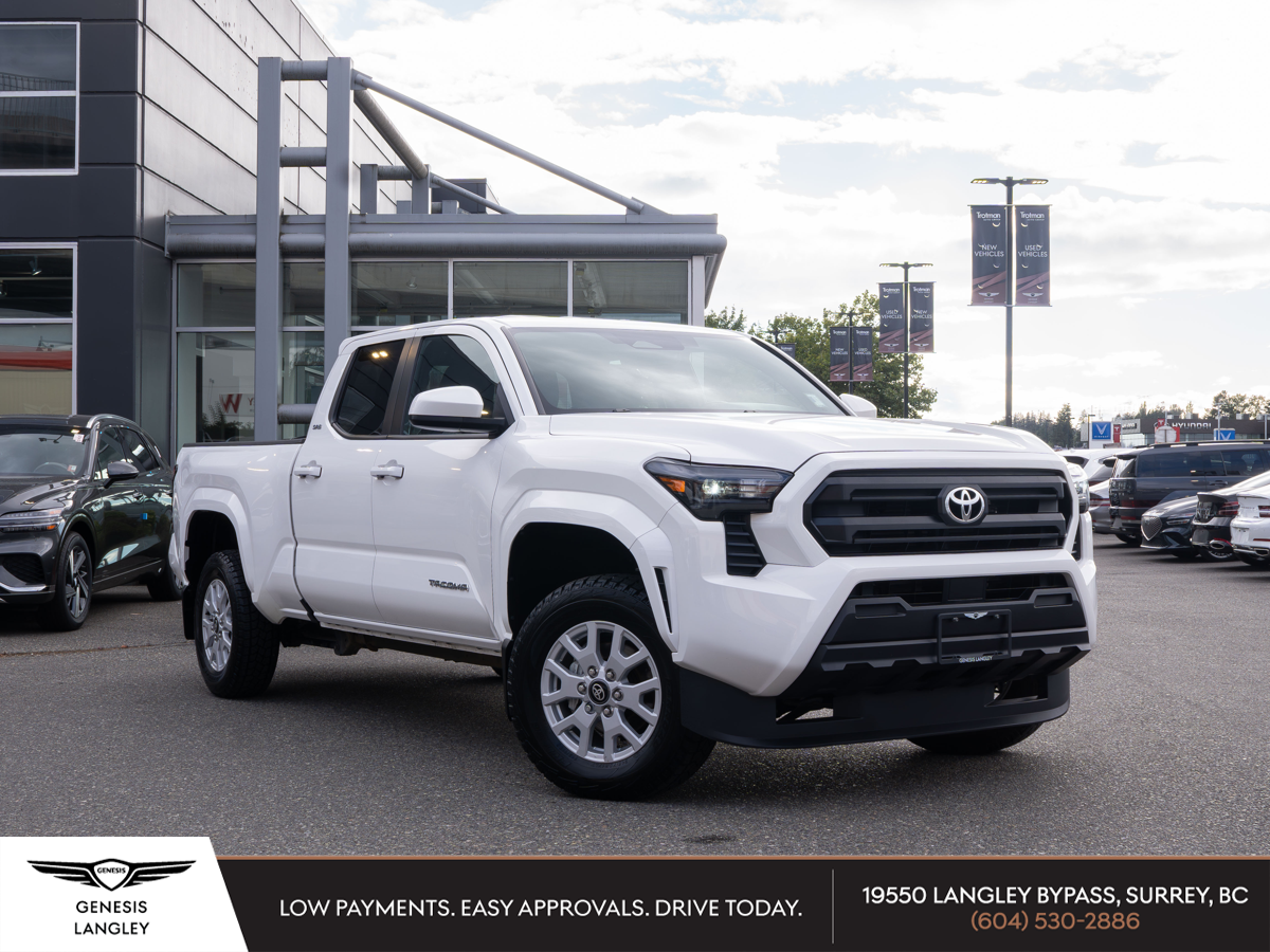 White 2024 Toyota Tacoma Pickup Truck Automatic