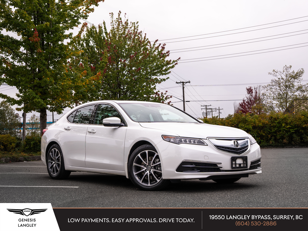 White 2017 Acura TLX Sedan All-Wheel Drive Automatic