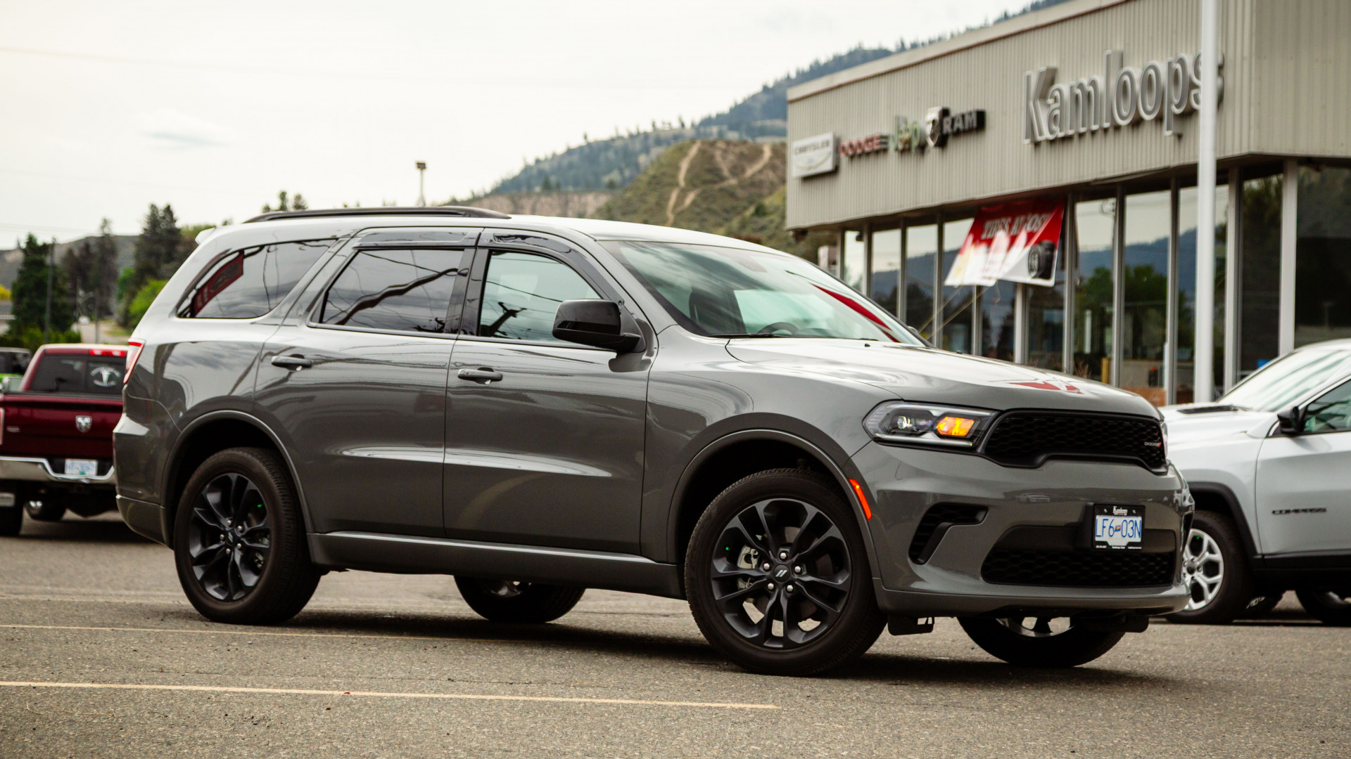 Gray (Destroyer Grey) 2024 Dodge Durango SUV / Crossover All-Wheel Drive Automatic