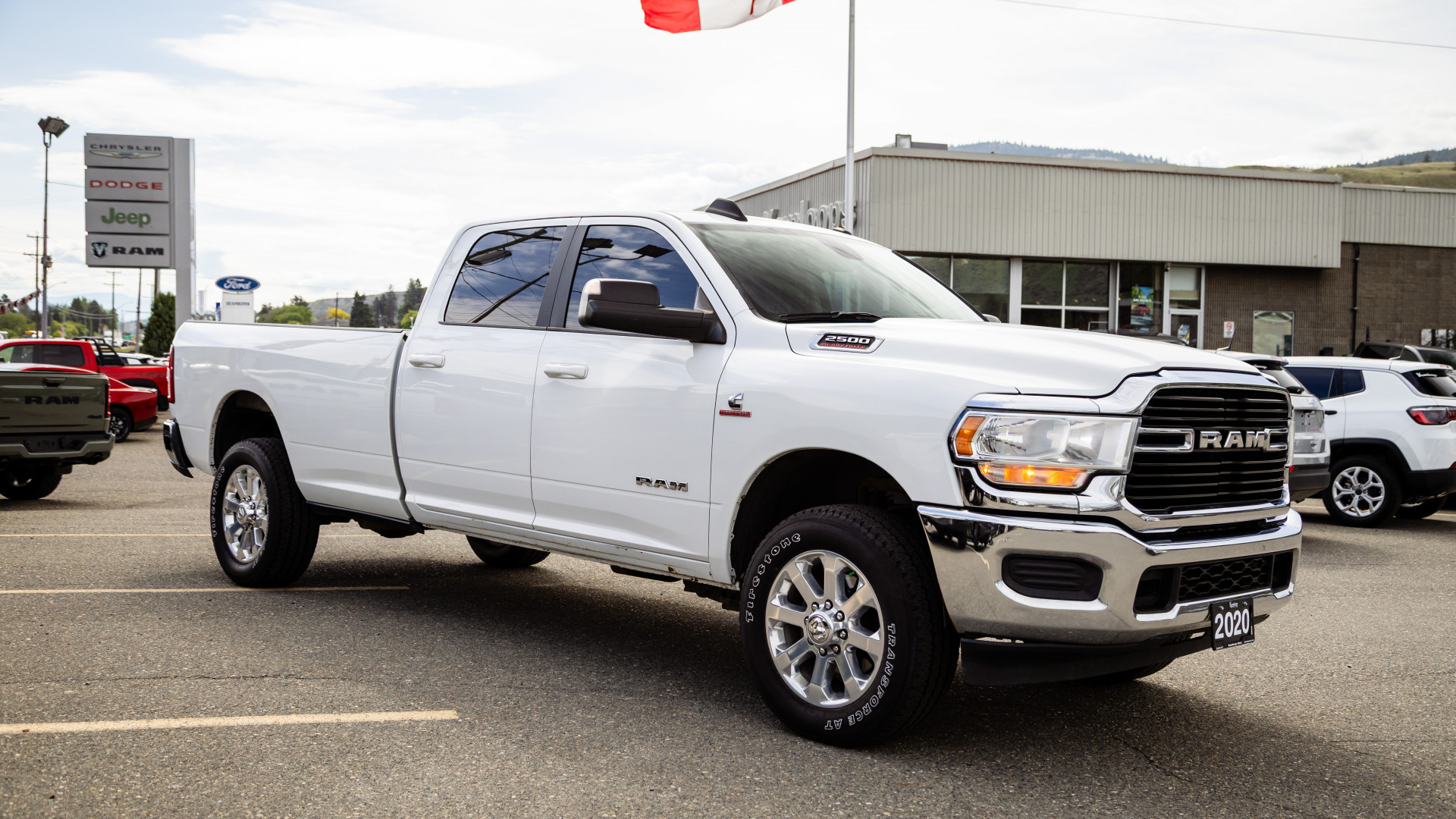 White 2020 RAM 2500 Pickup Truck Four-Wheel Drive Automatic