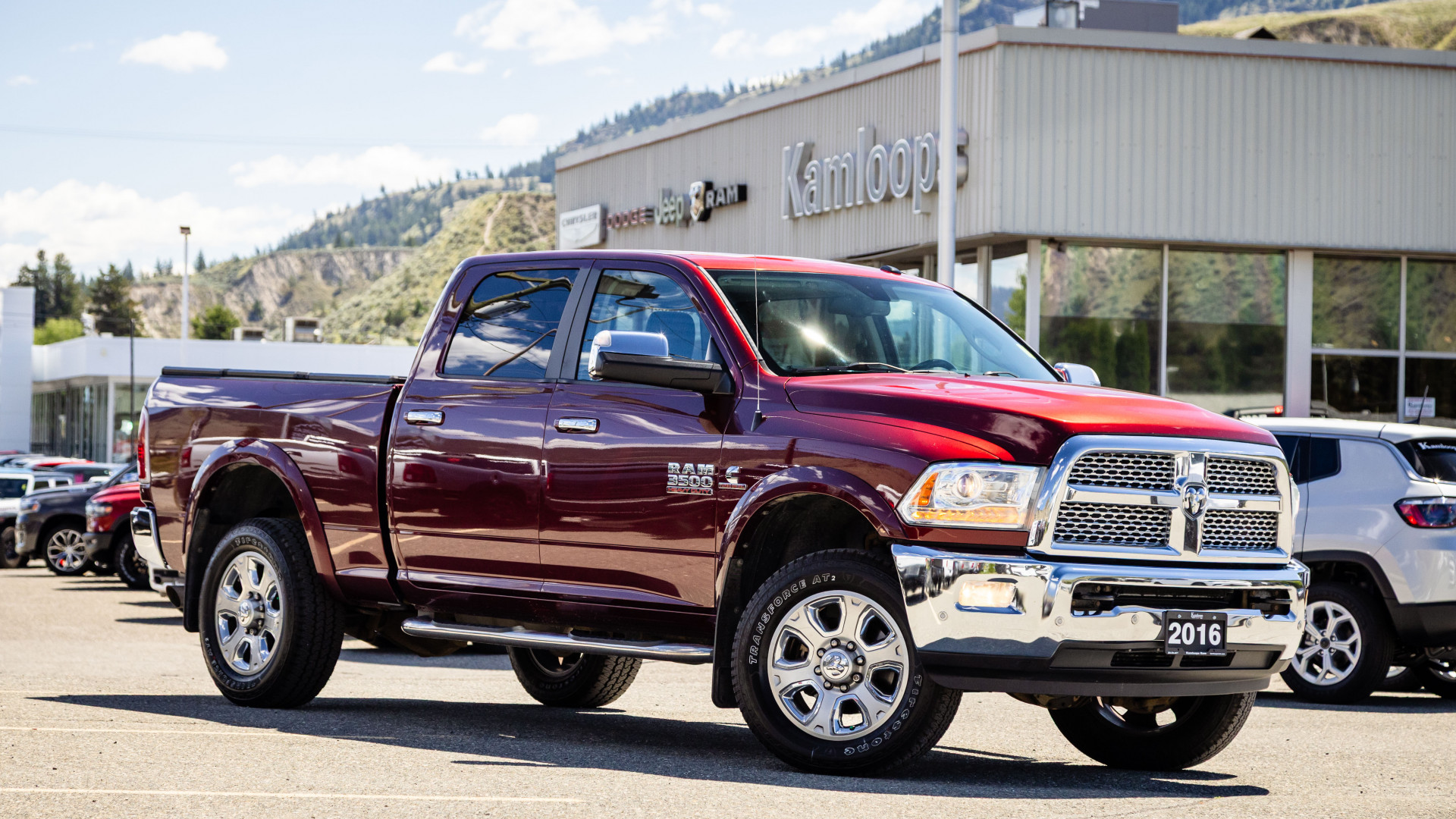 Red Pearl 2016 RAM 3500 Pickup Truck Four-Wheel Drive Automatic
