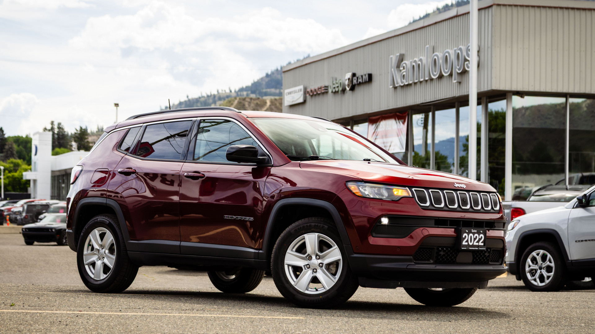 Velvet Red Pearl 2022 Jeep Compass SUV / Crossover Automatic