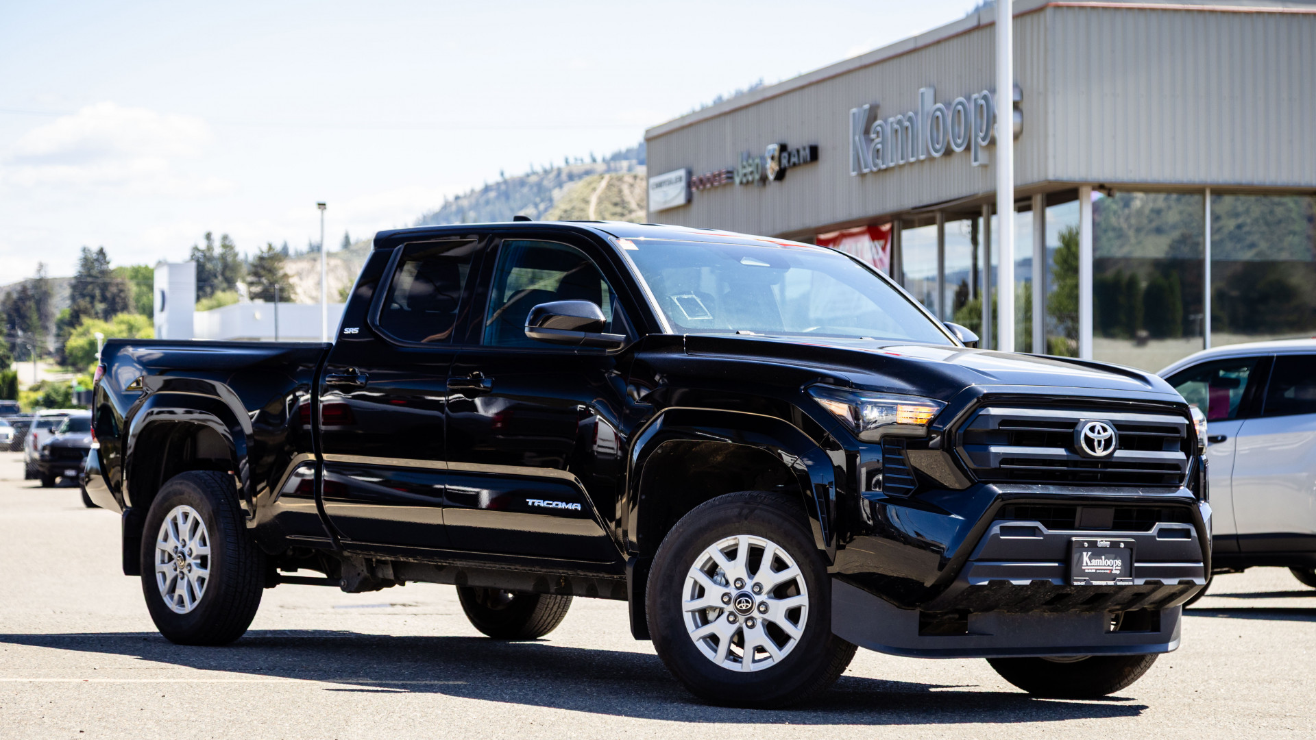 Black 2025 Toyota Tacoma Pickup Truck Four-Wheel Drive Automatic