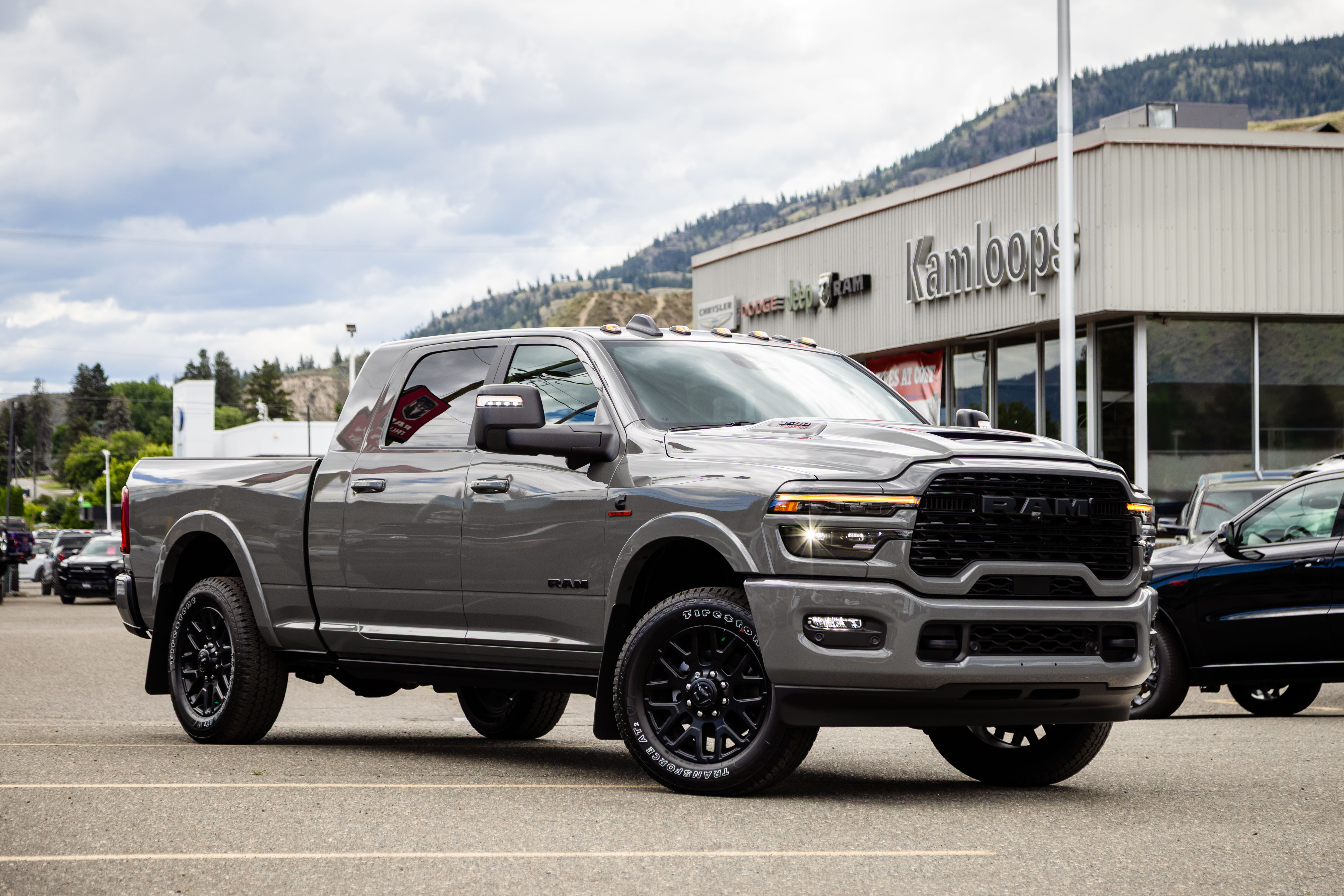 Gray (Ceramic Grey Clear Coat) 2026 RAM 3500 Pickup Truck Four-Wheel Drive Automatic