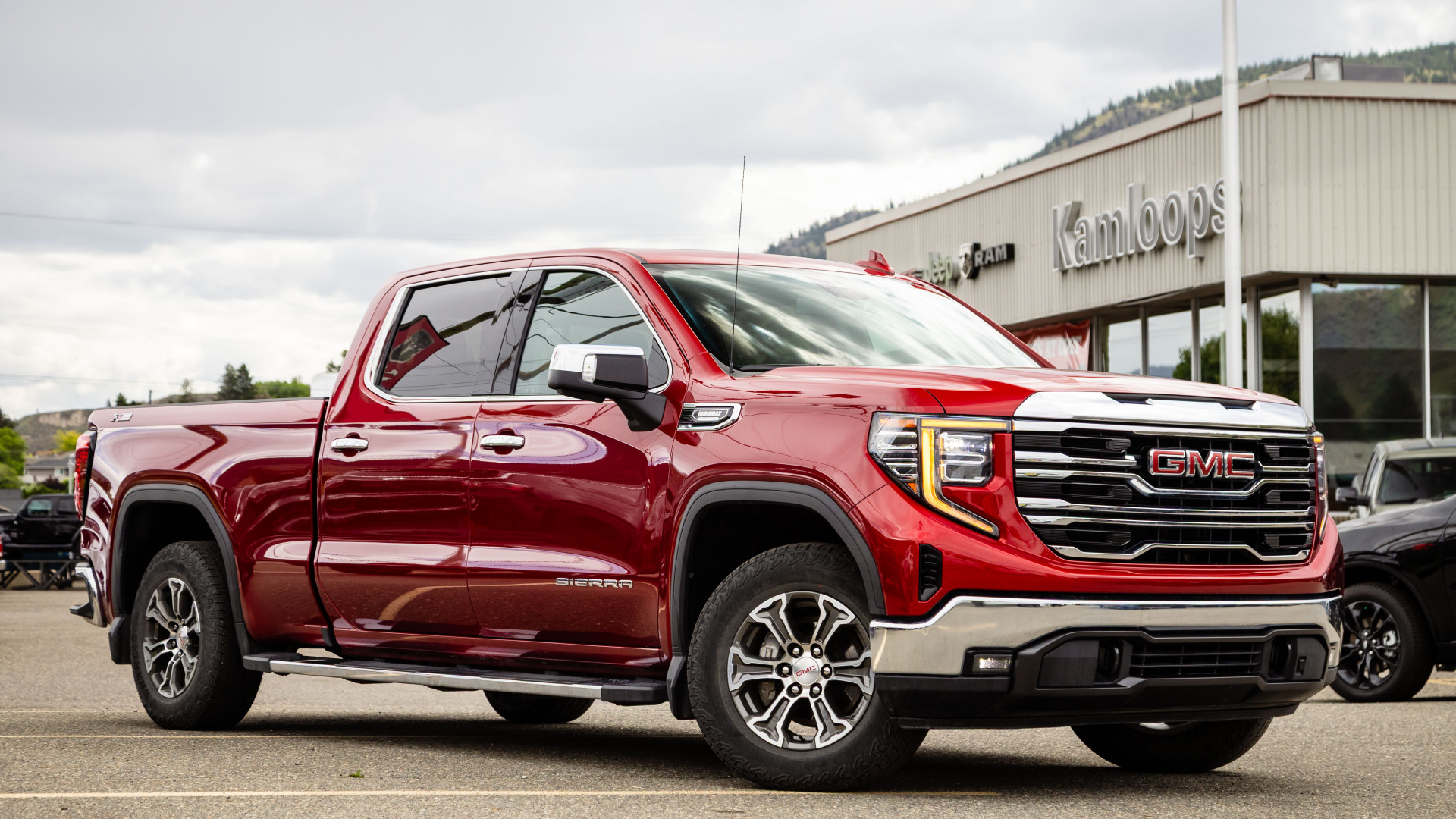 Red 2025 GMC Sierra 1500 Pickup Truck Four-Wheel Drive Automatic