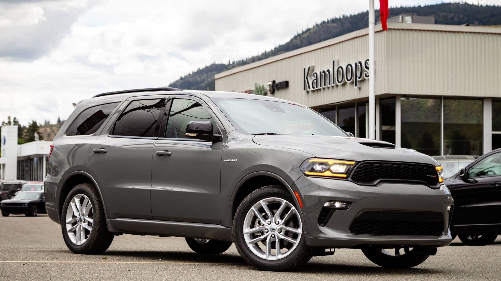 Gray (Destroyer Grey) 2023 Dodge Durango SUV / Crossover All-Wheel Drive Automatic