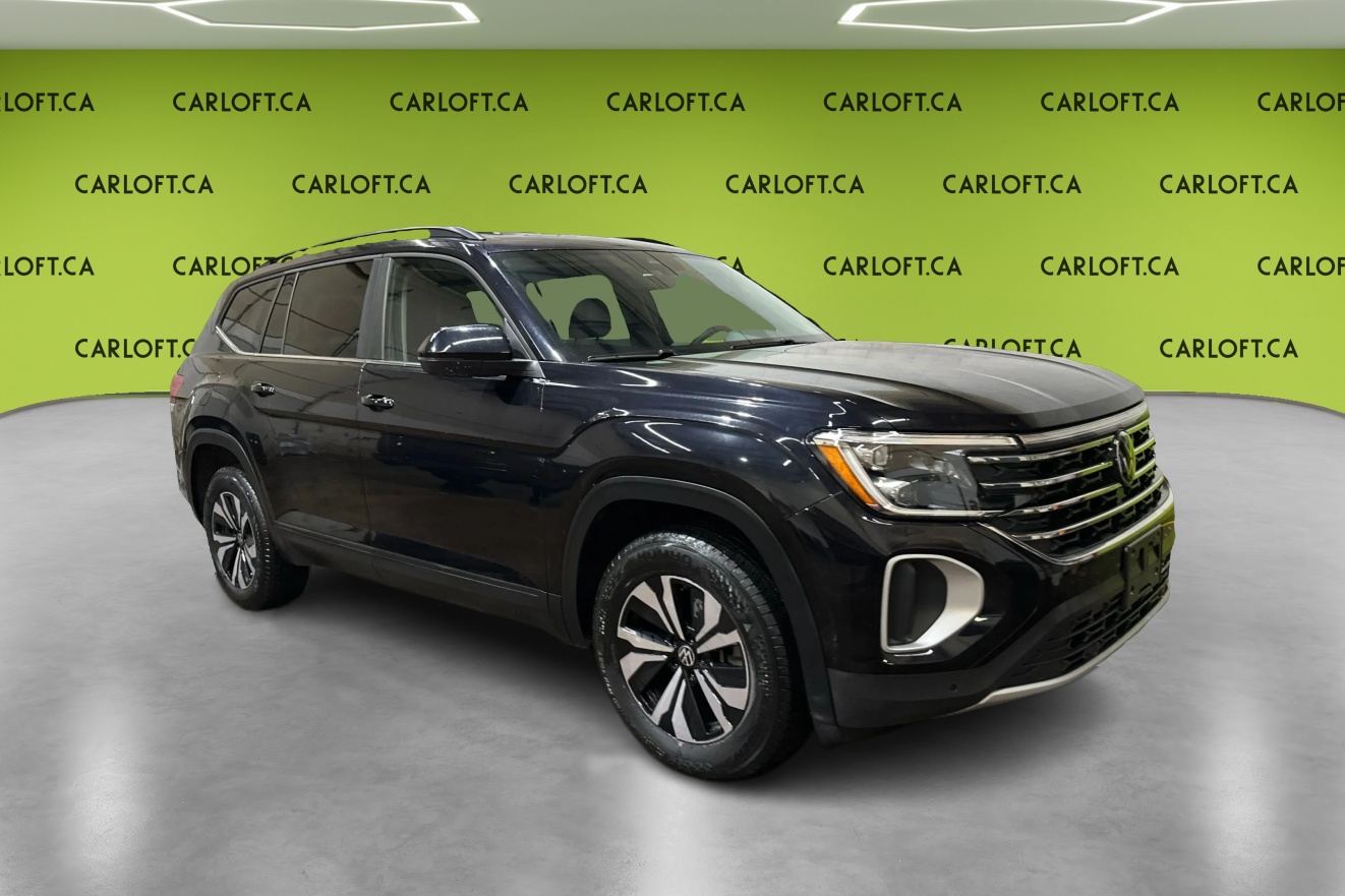 Black 2024 Volkswagen Atlas Comfortline 4Motion SUV / Crossover Automatic