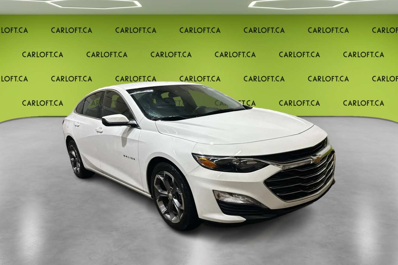 White 2024 Chevrolet Malibu LT with 1LT FWD Sedan Front-Wheel Drive Automatic