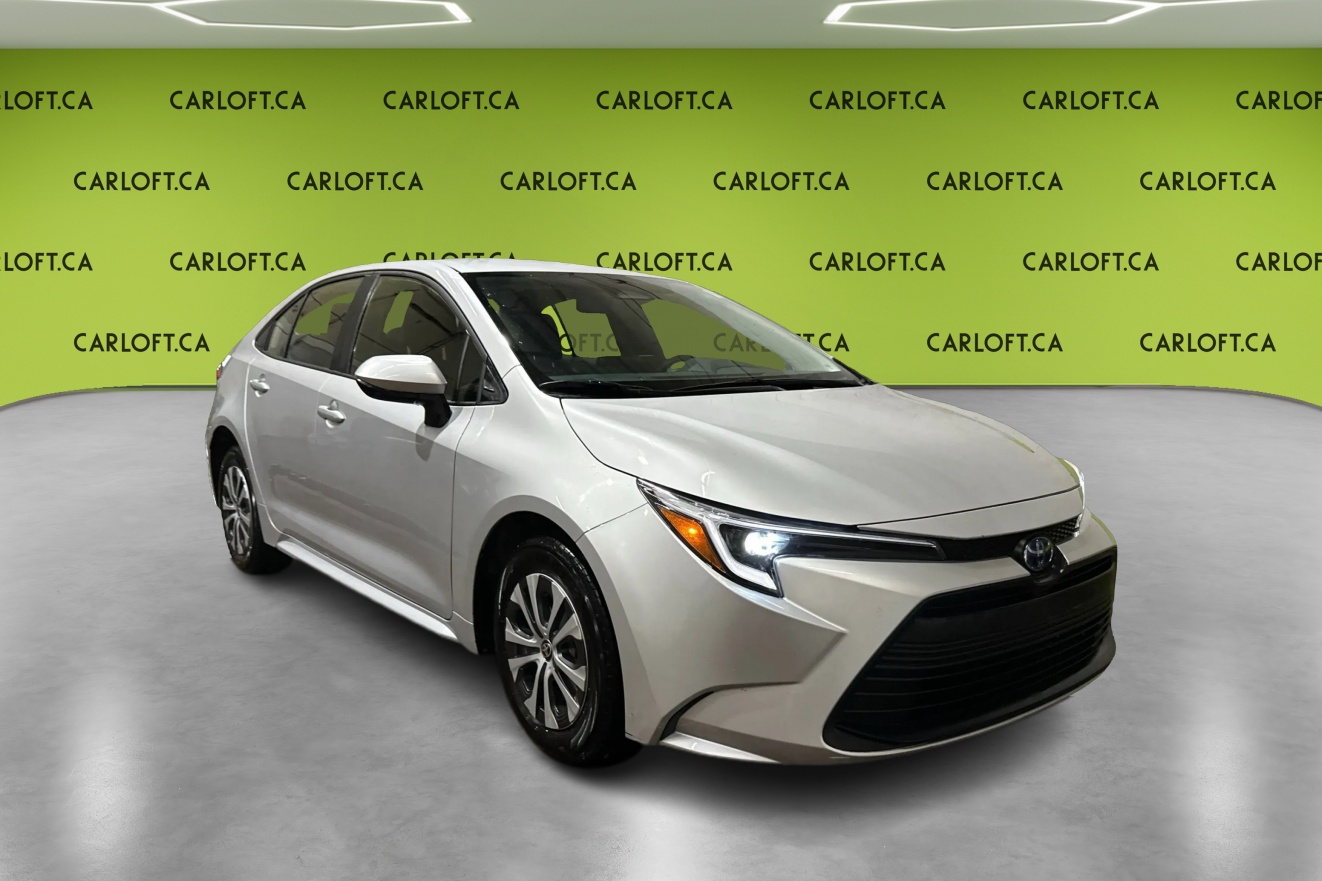 Gray 2025 Toyota Corolla Hybrid LE FWD Sedan Front-Wheel Drive Automatic
