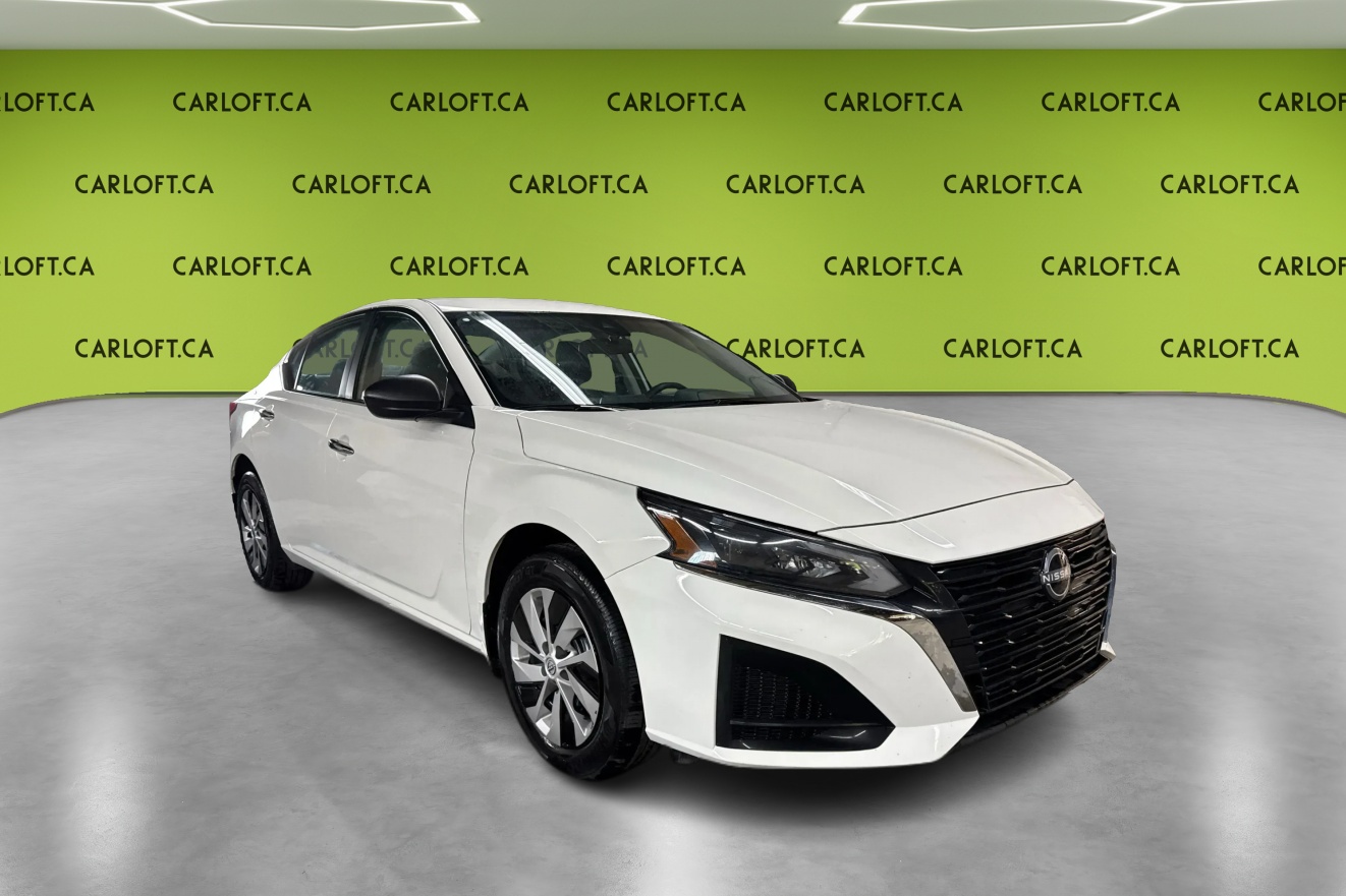 White 2025 Nissan Altima 2.5 S AWD Sedan Automatic