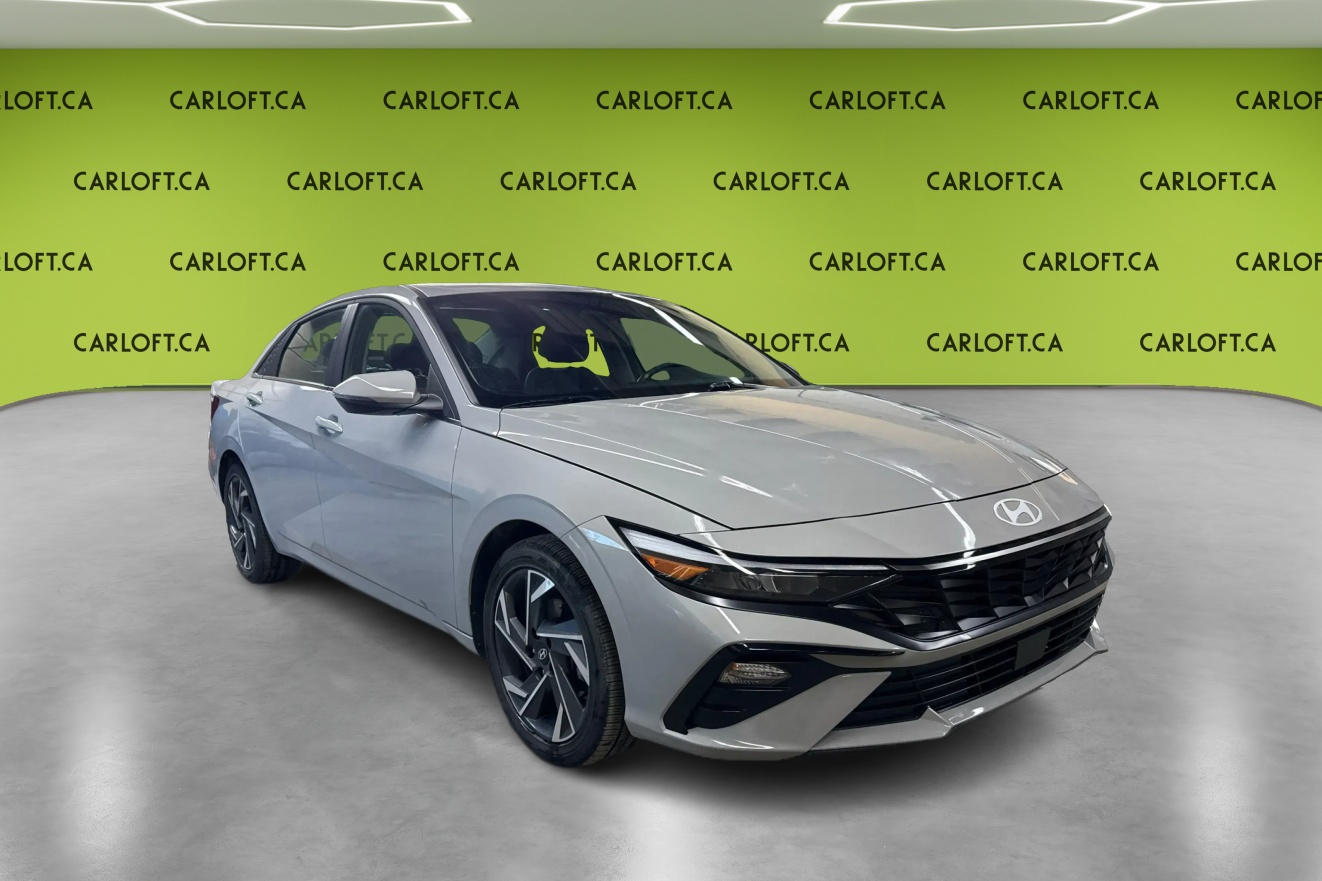 Gray 2025 Hyundai Elantra Hybrid Luxury FWD Sedan Automatic
