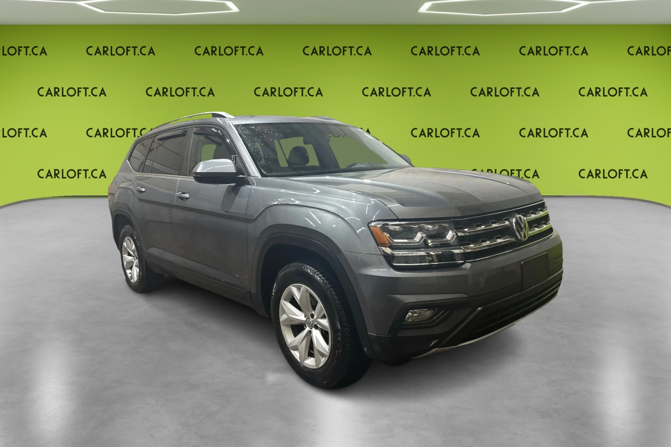 Gray 2018 Volkswagen Atlas 3.6L Comfortline 4Motion SUV / Crossover Automatic