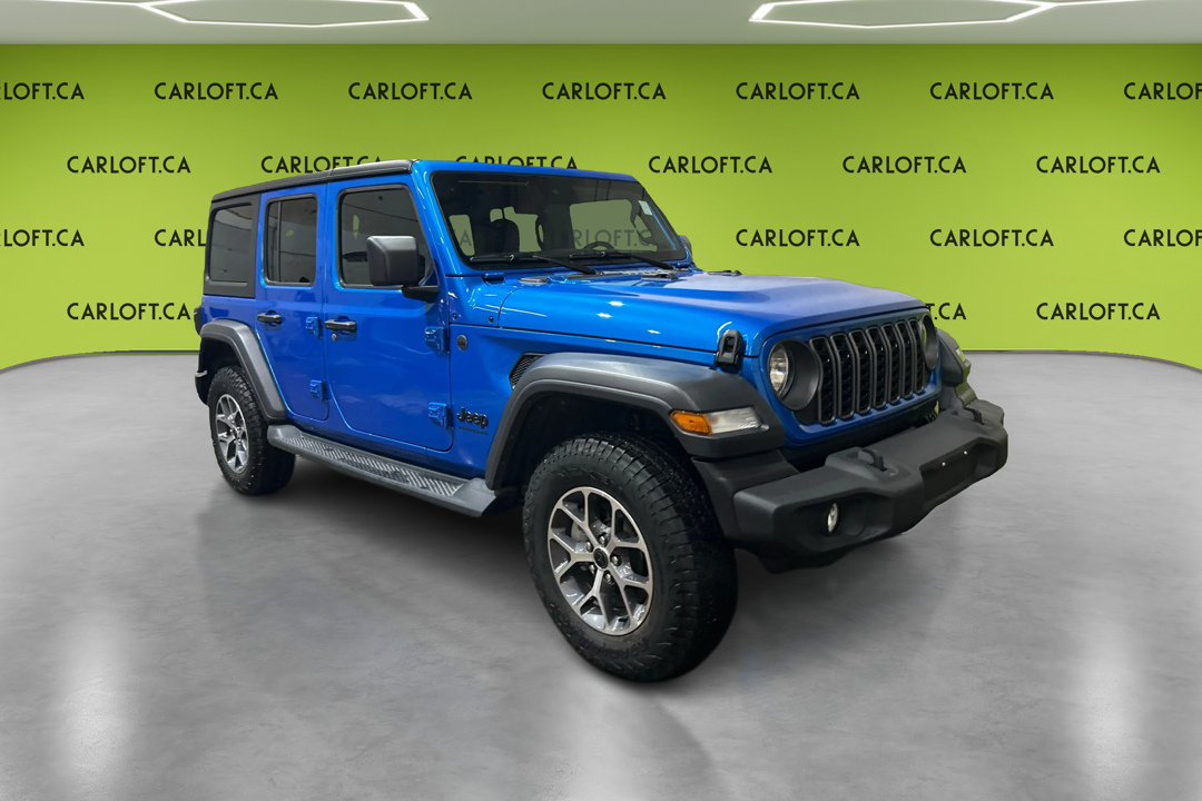 Blue 2024 Jeep Wrangler Sport S 4-Door 4WD SUV / Crossover Four-Wheel Drive Automatic