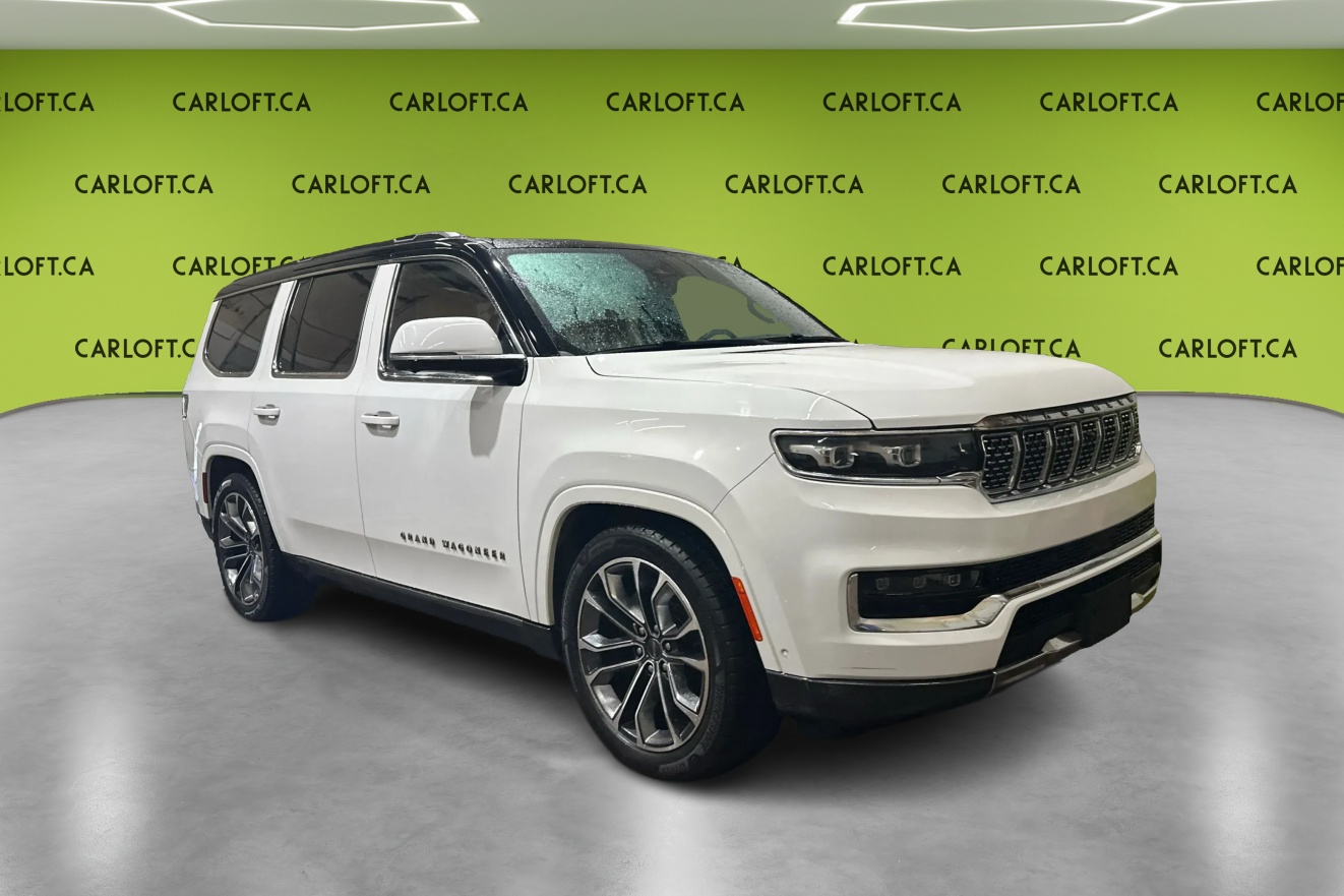 Bright White 2022 Jeep Grand Wagoneer Series III 4WD SUV / Crossover Four-Wheel Drive Automatic