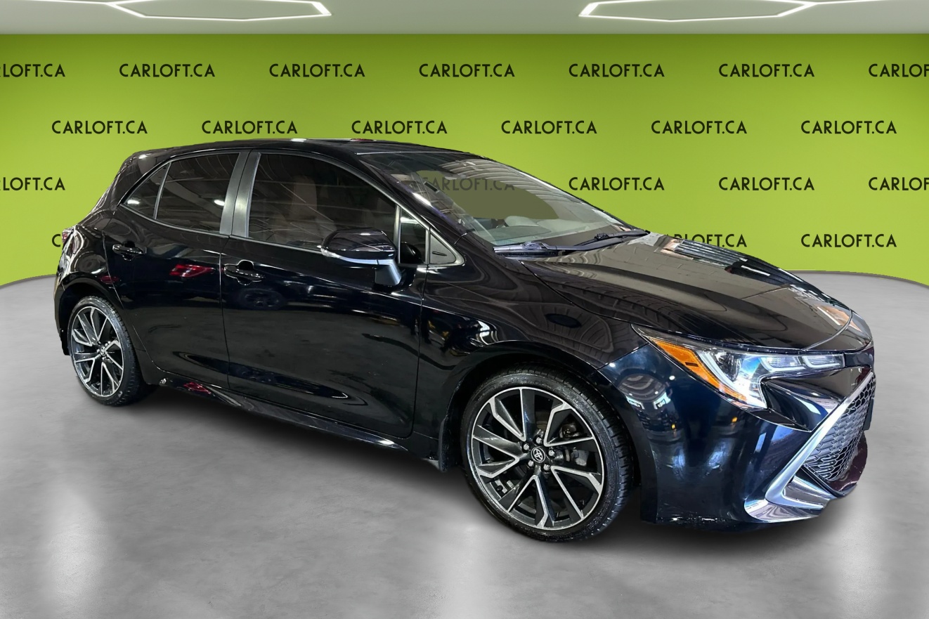 Black 2019 Toyota Corolla Hatchback XSE FWD Hatchback Front-Wheel Drive Automatic