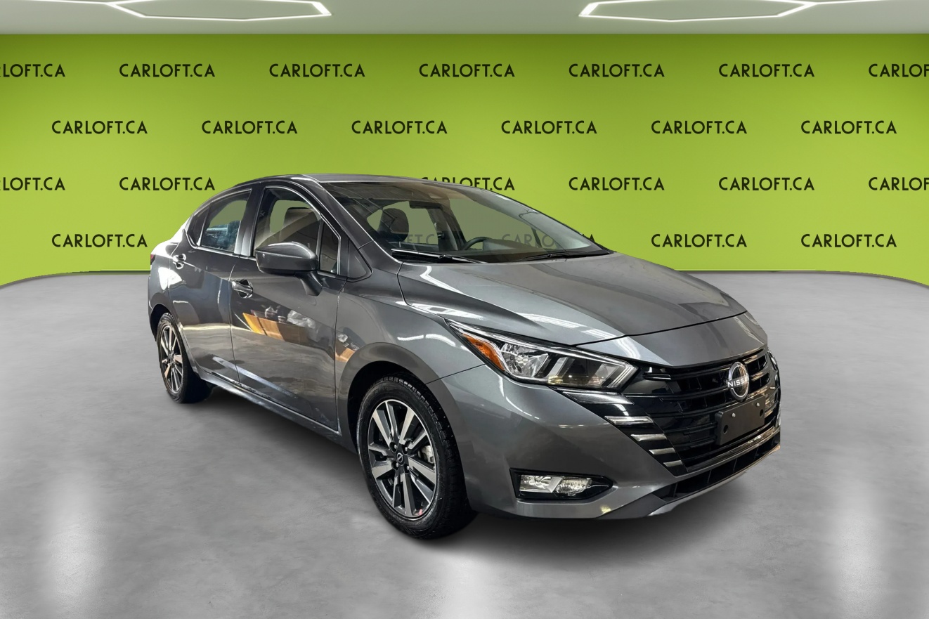 Silver 2025 Nissan Versa Sedan Front-Wheel Drive Automatic