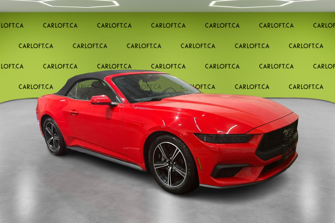 Red 2025 Ford Mustang Convertible Rear-Wheel Drive Automatic